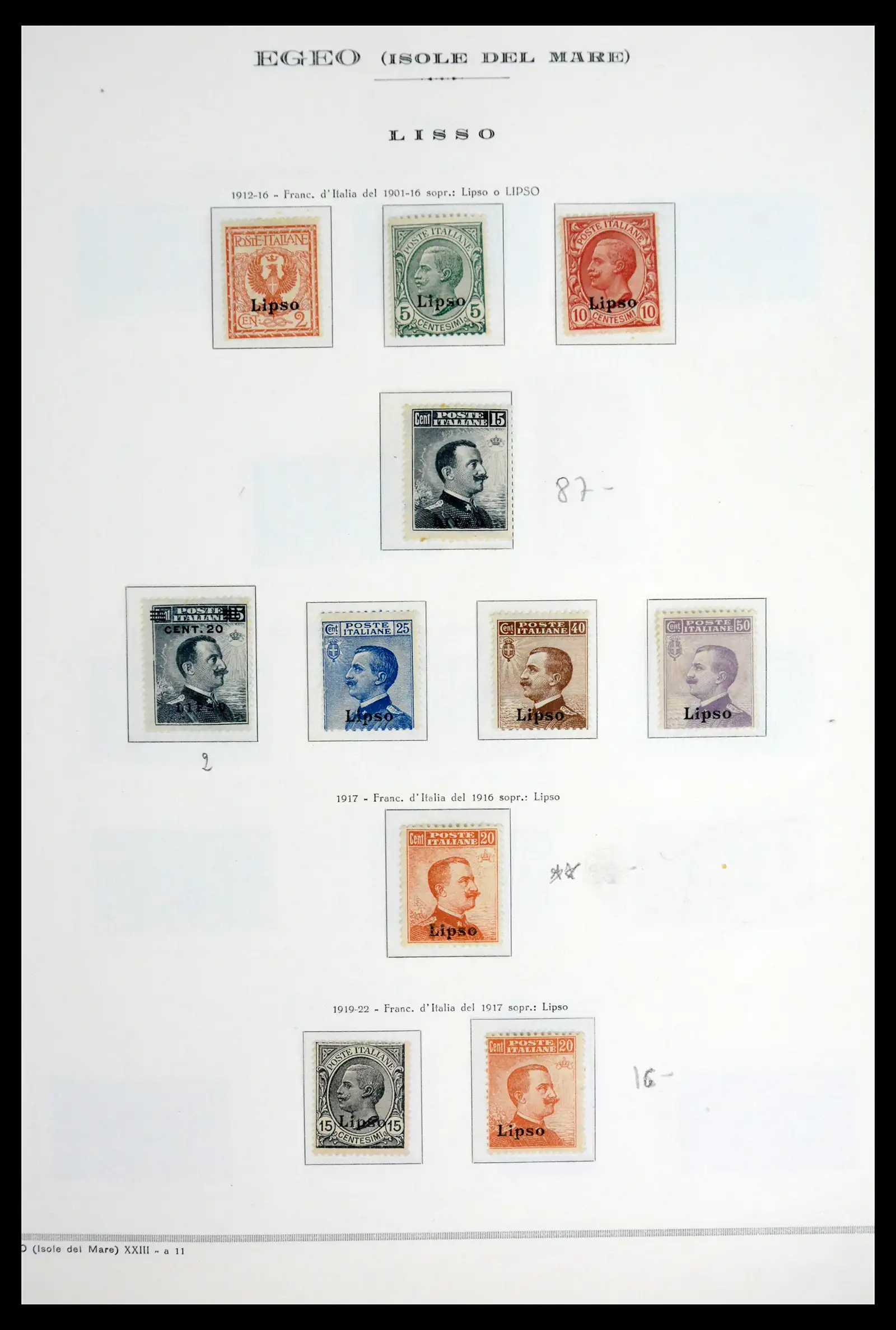 41885 0064 - Stamp collection 41885 Italian Colonies 1893-1941.