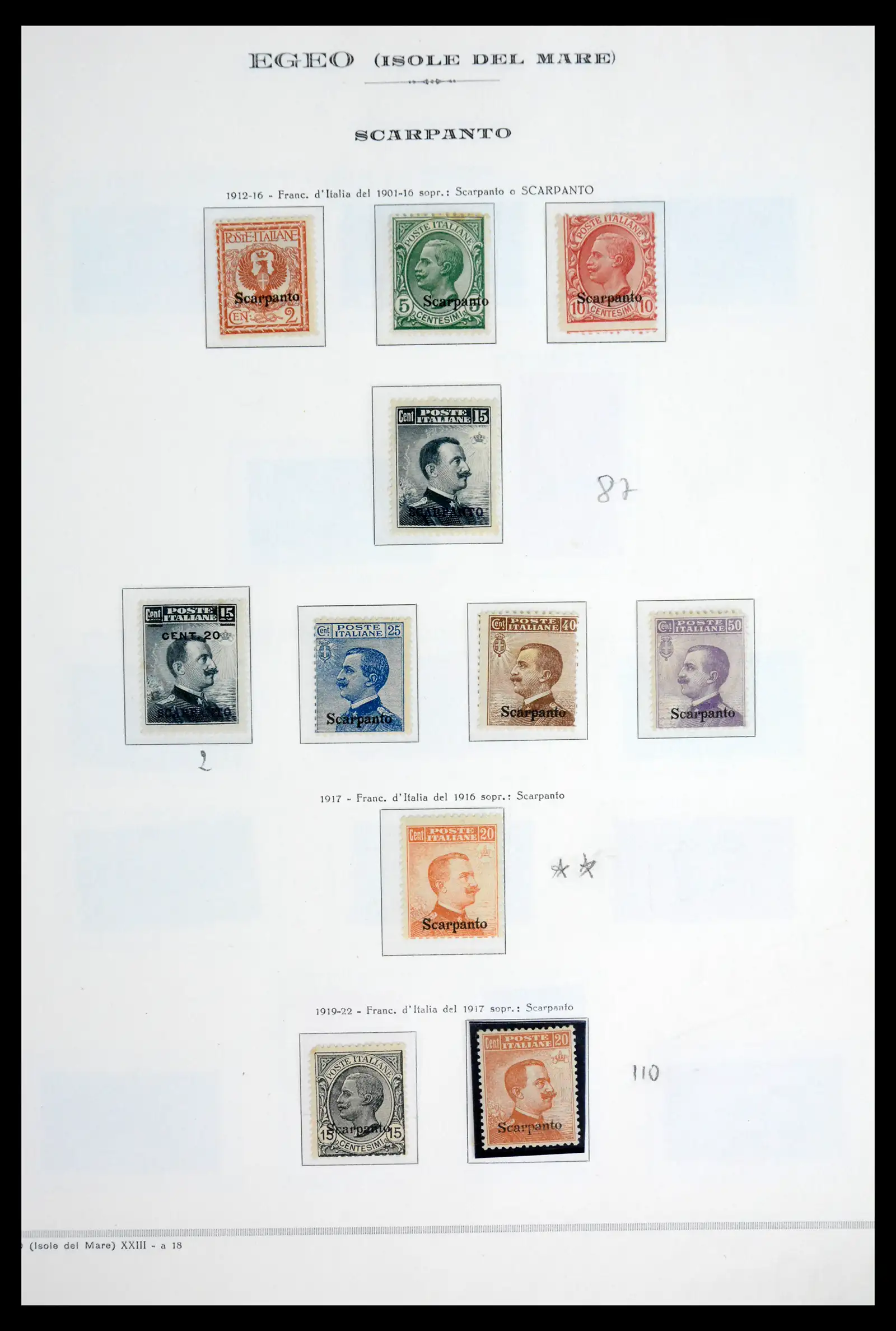 41885 0075 - Stamp collection 41885 Italian Colonies 1893-1941.
