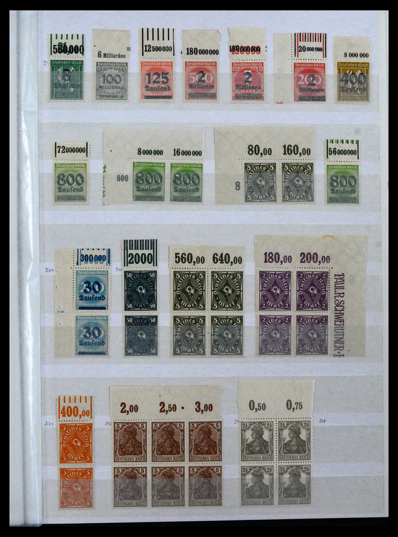 41896 0027 - Stamp collection 41896 German Reich Han numbers 1921-1923.