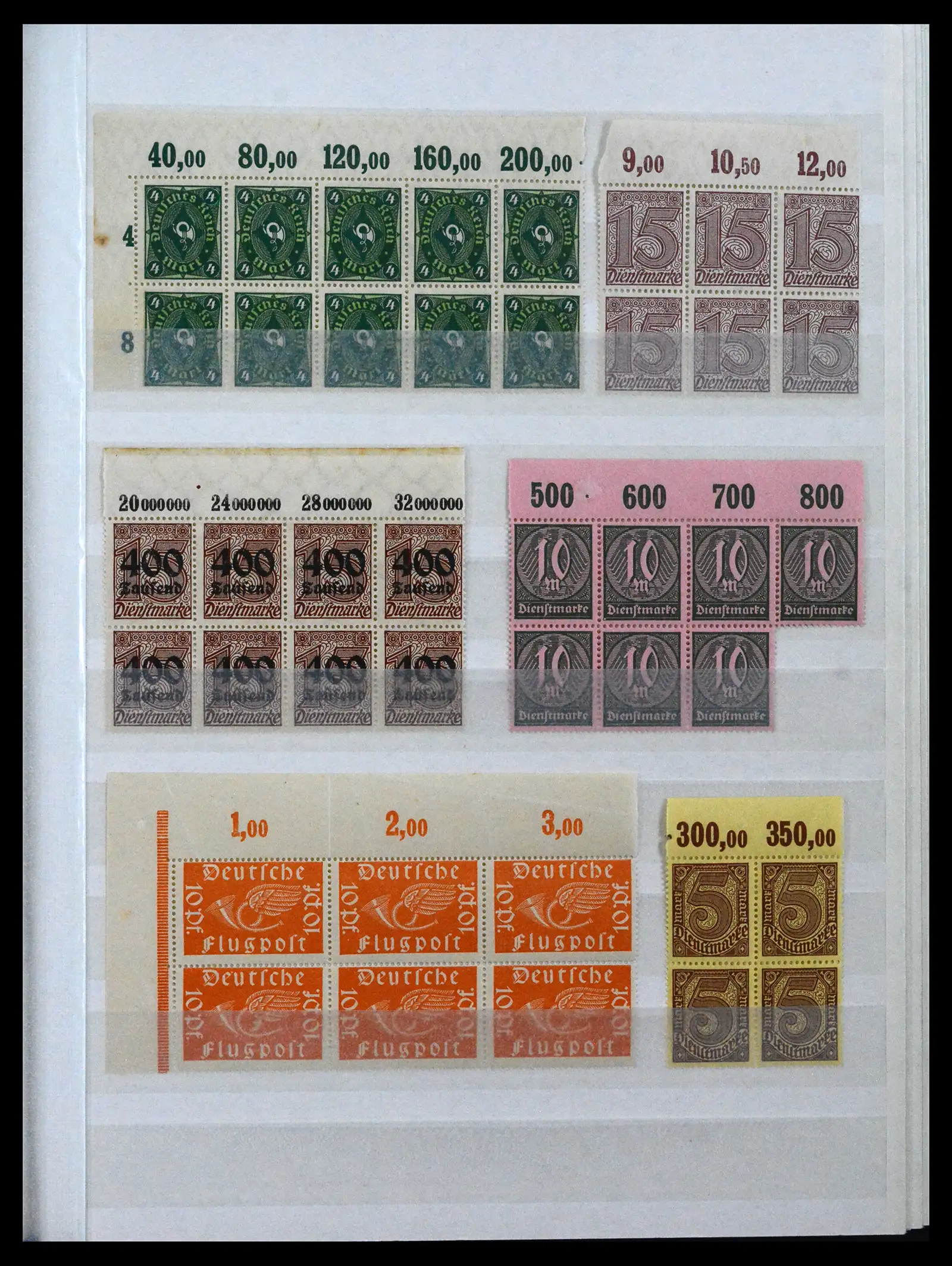 41896 0059 - Stamp collection 41896 German Reich Han numbers 1921-1923.
