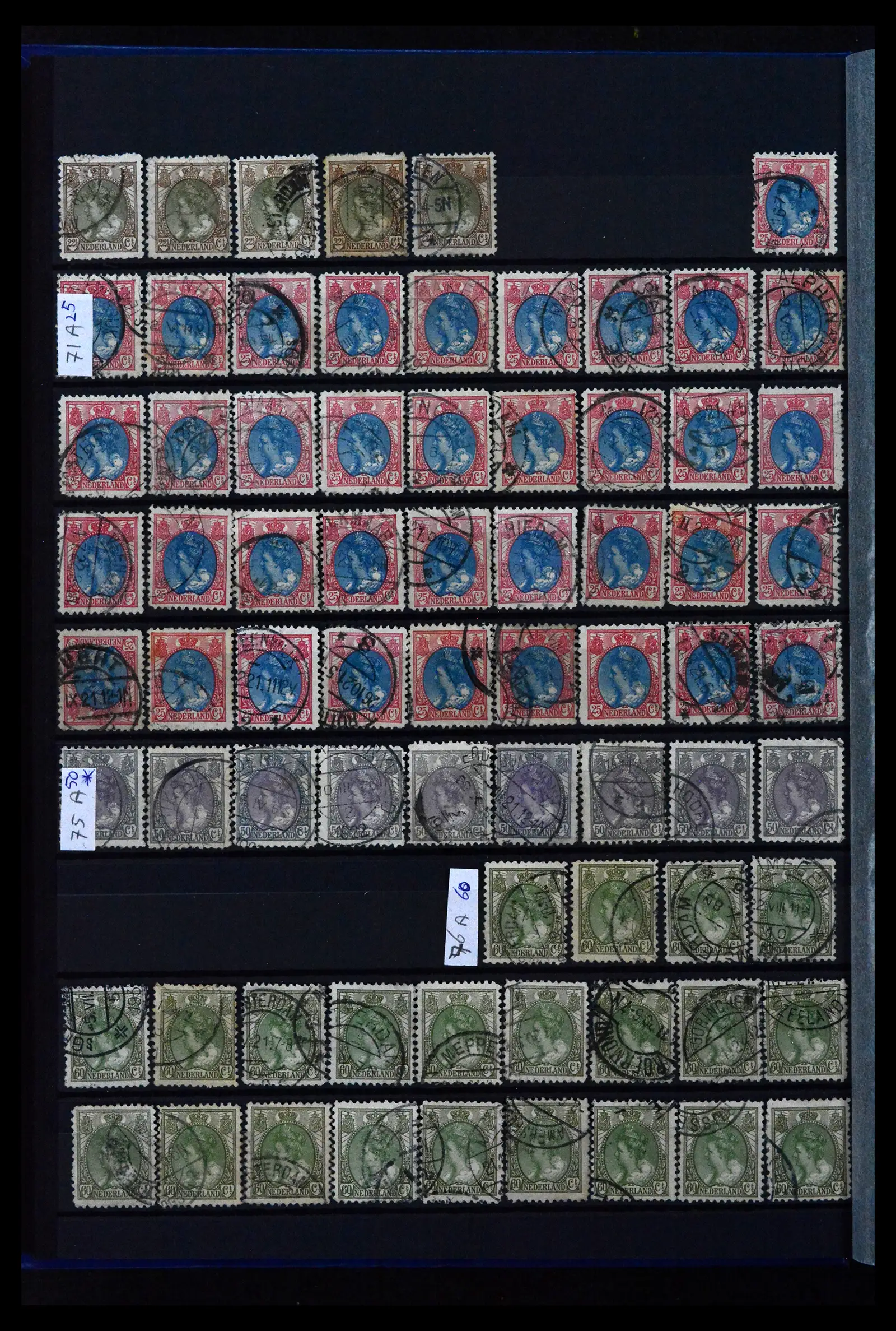 41899 0002 - Stamp collection 41899 Netherlands 'Bontkraag' emission 1899-1921.