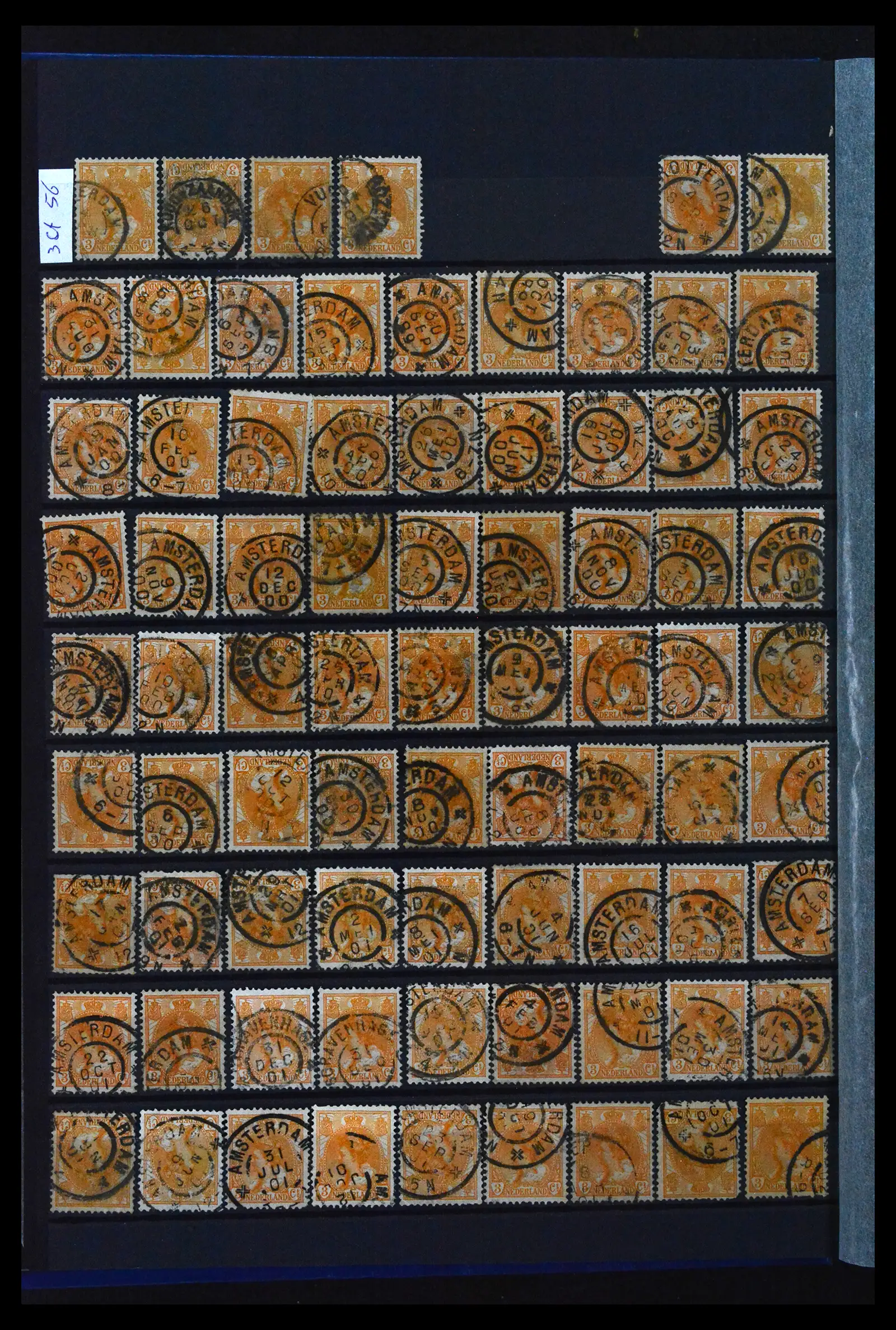 41899 0006 - Stamp collection 41899 Netherlands 'Bontkraag' emission 1899-1921.