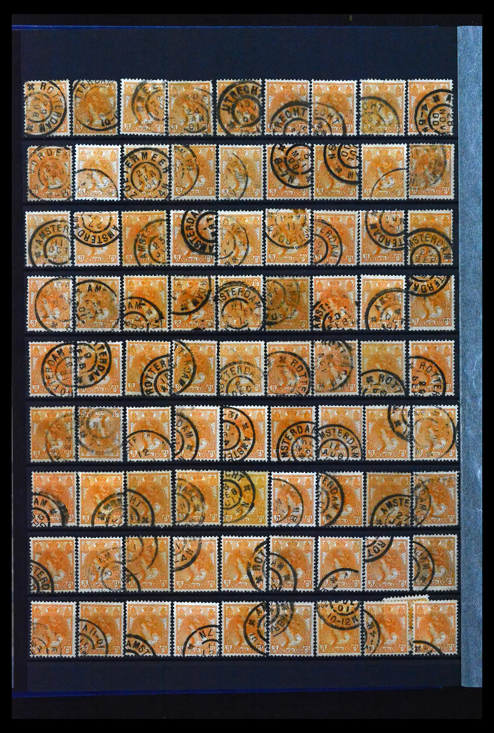 41899 0008 - Stamp collection 41899 Netherlands 'Bontkraag' emission 1899-1921.