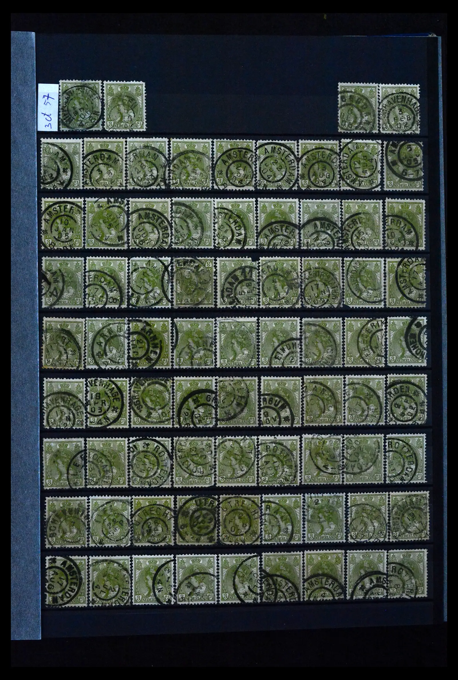 41899 0009 - Stamp collection 41899 Netherlands 'Bontkraag' emission 1899-1921.