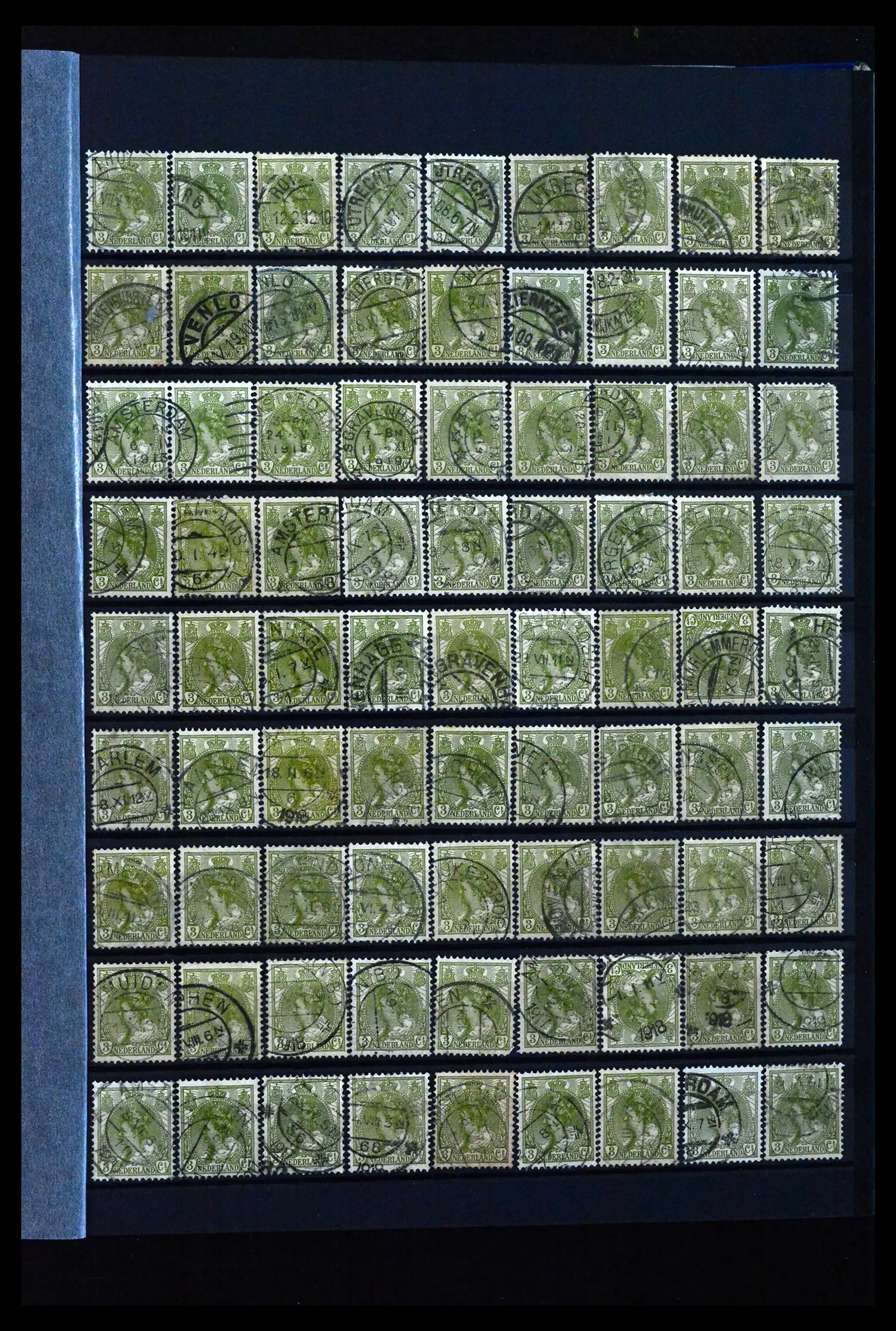 41899 0011 - Stamp collection 41899 Netherlands 'Bontkraag' emission 1899-1921.