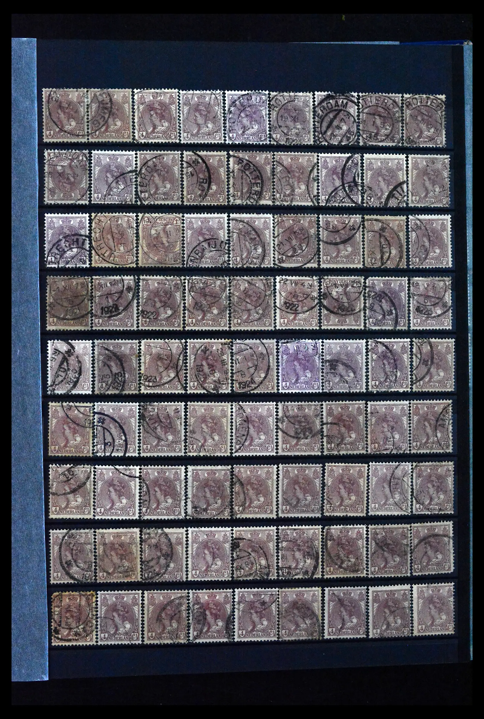 41899 0013 - Stamp collection 41899 Netherlands 'Bontkraag' emission 1899-1921.