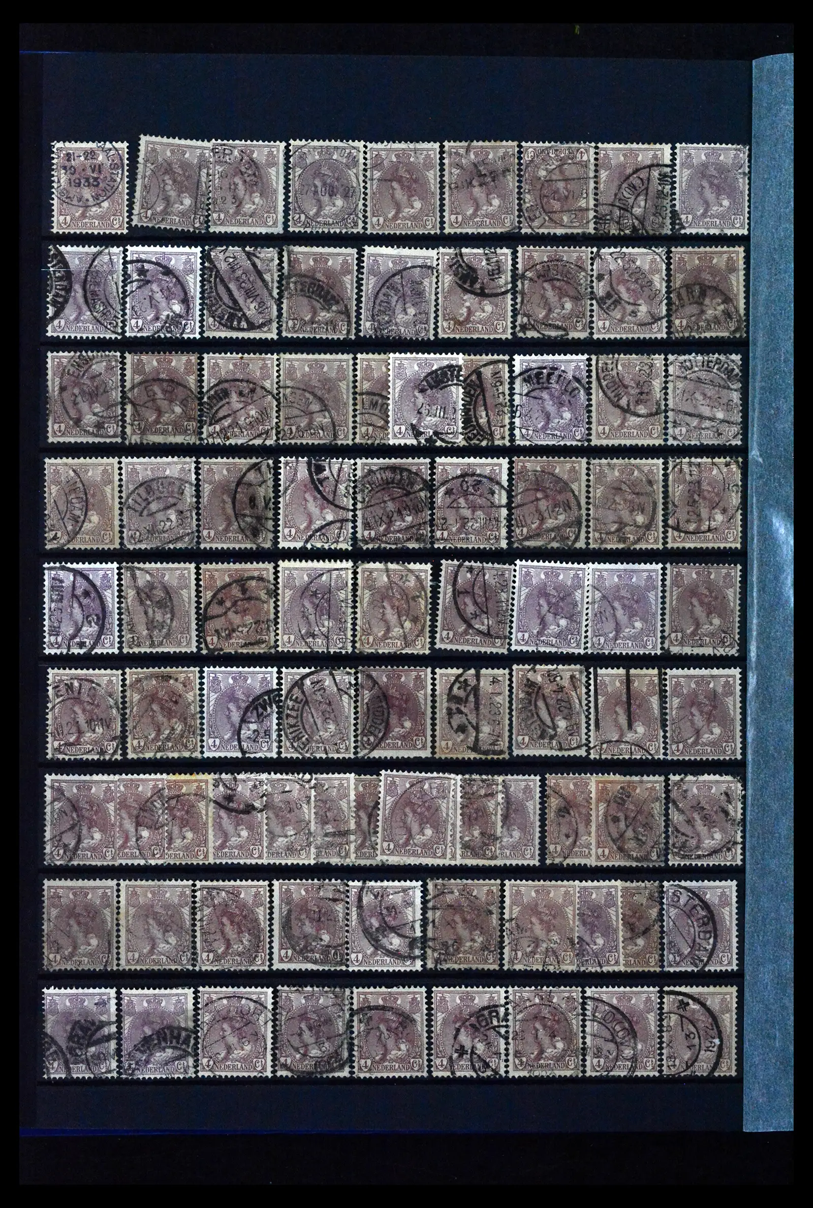 41899 0014 - Stamp collection 41899 Netherlands 'Bontkraag' emission 1899-1921.