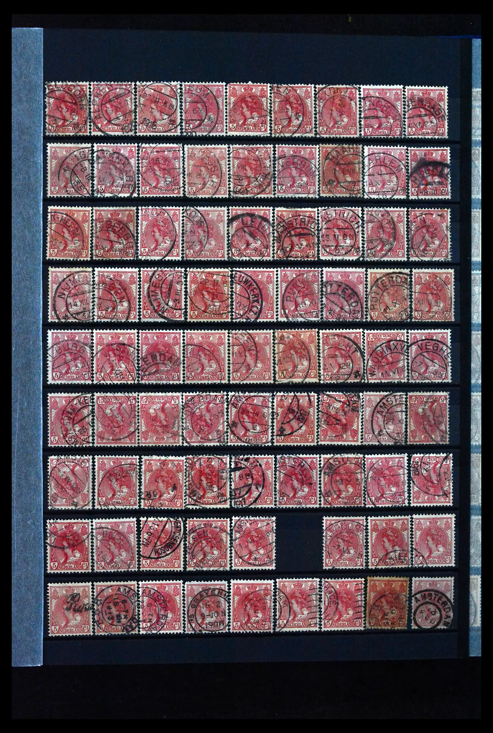 41899 0023 - Stamp collection 41899 Netherlands 'Bontkraag' emission 1899-1921.