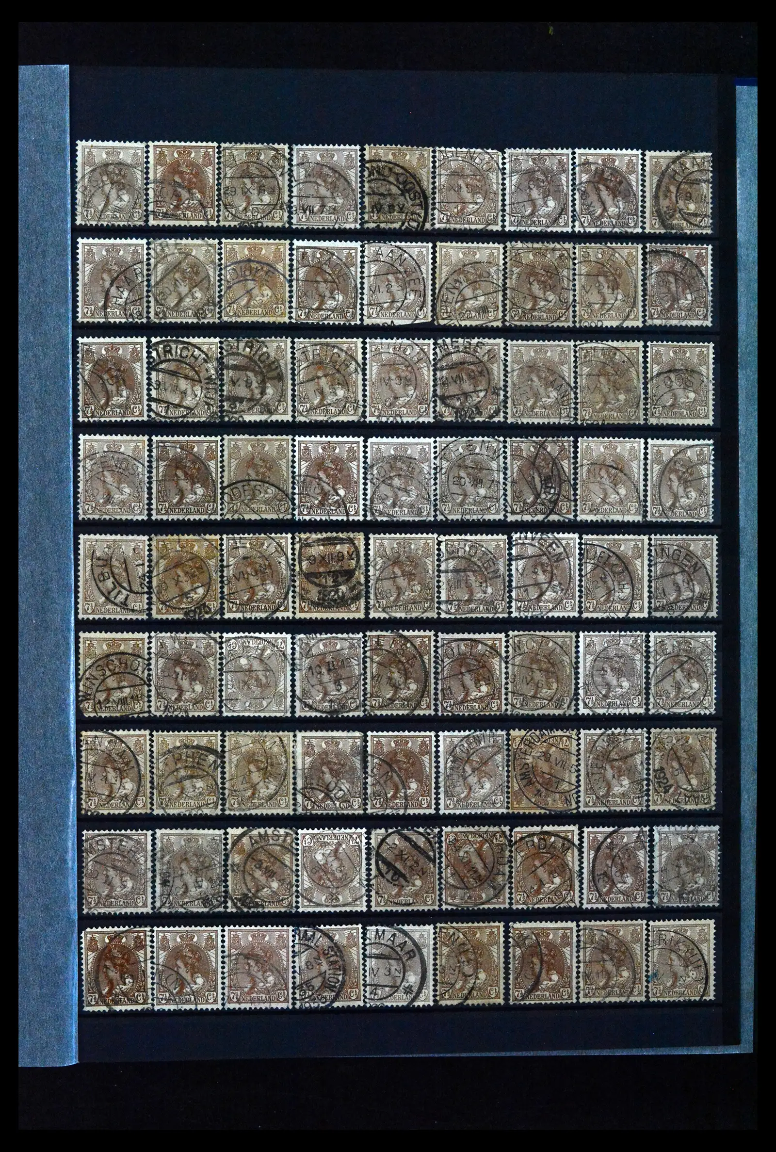 41899 0025 - Stamp collection 41899 Netherlands 'Bontkraag' emission 1899-1921.