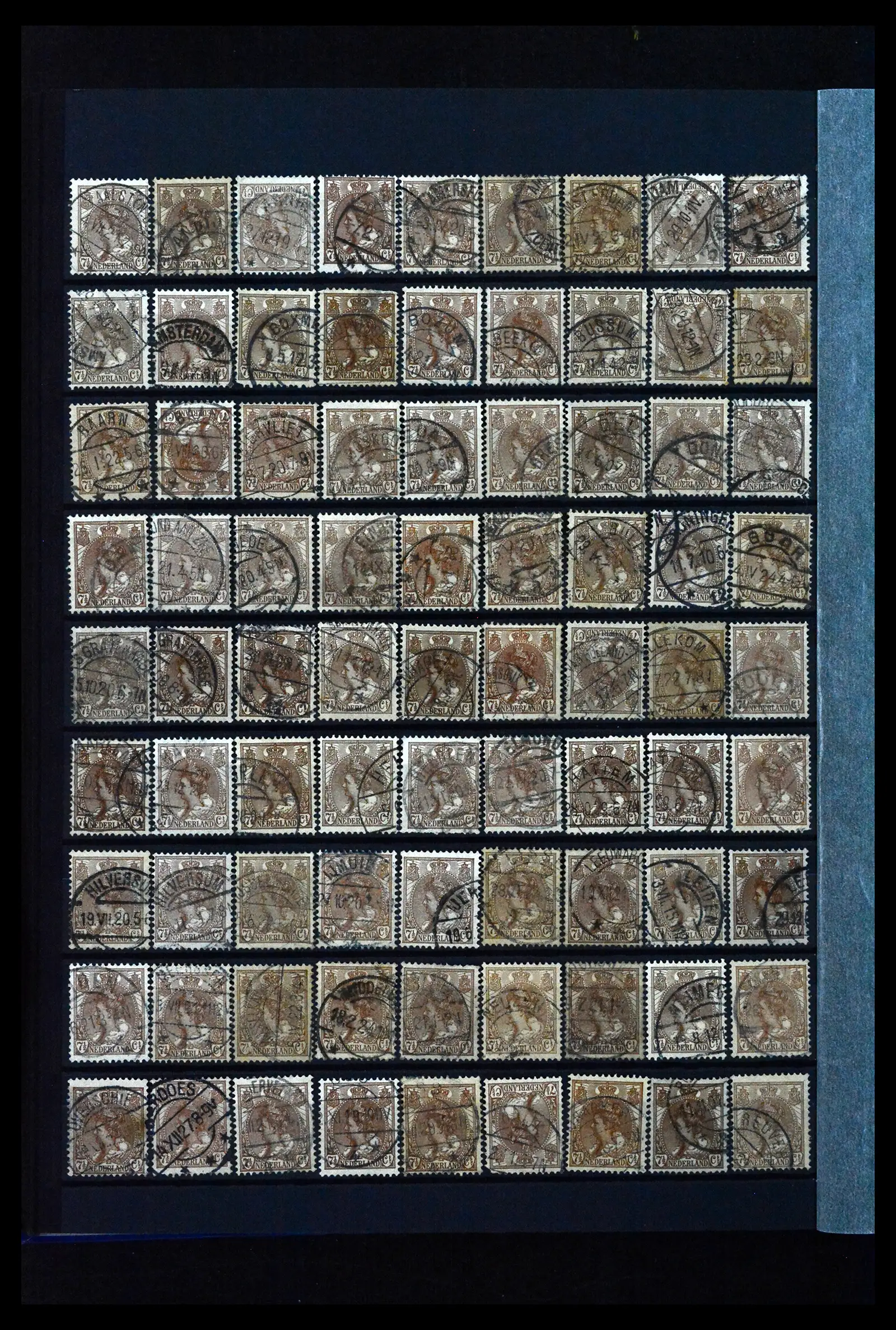 41899 0026 - Stamp collection 41899 Netherlands 'Bontkraag' emission 1899-1921.
