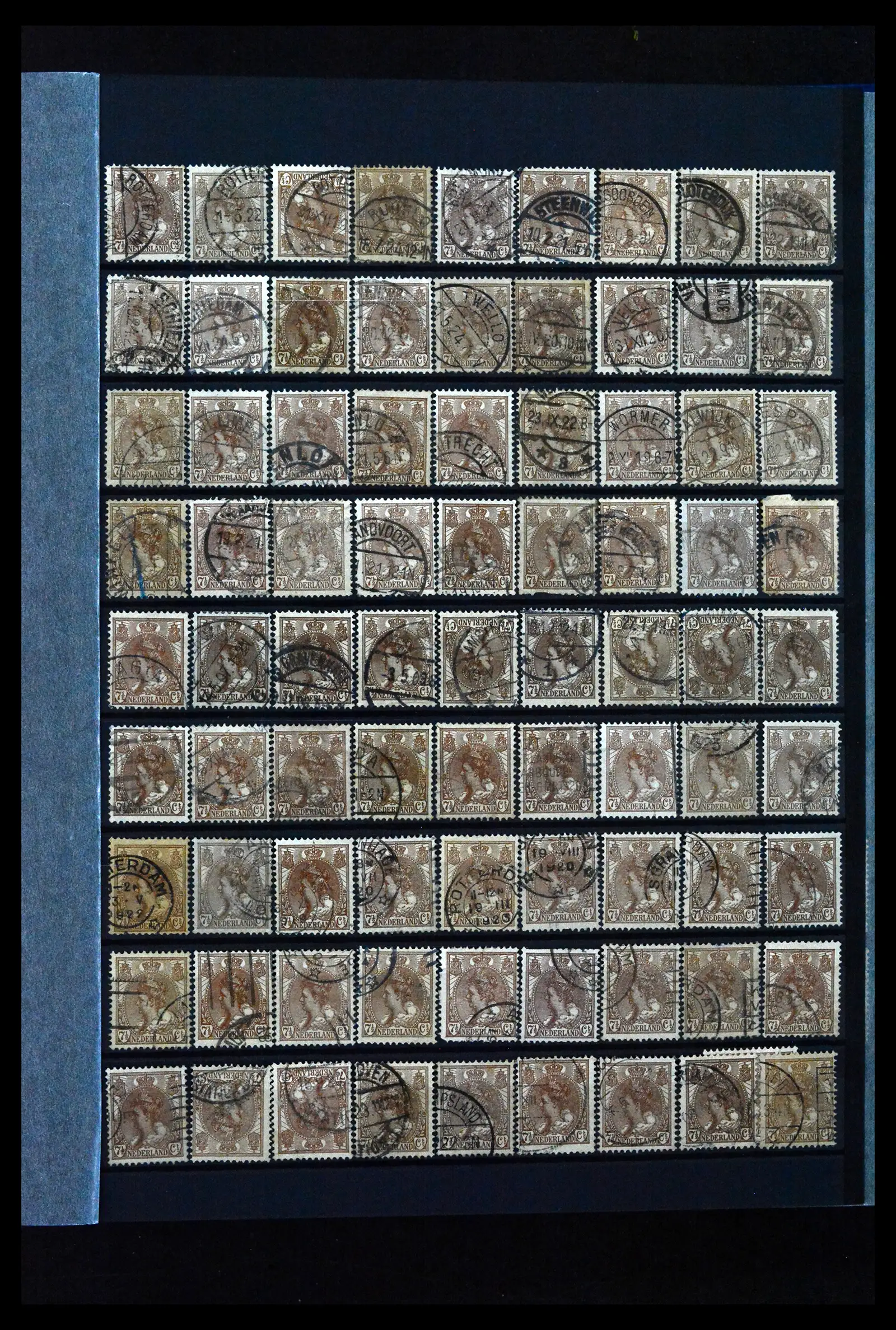 41899 0027 - Stamp collection 41899 Netherlands 'Bontkraag' emission 1899-1921.