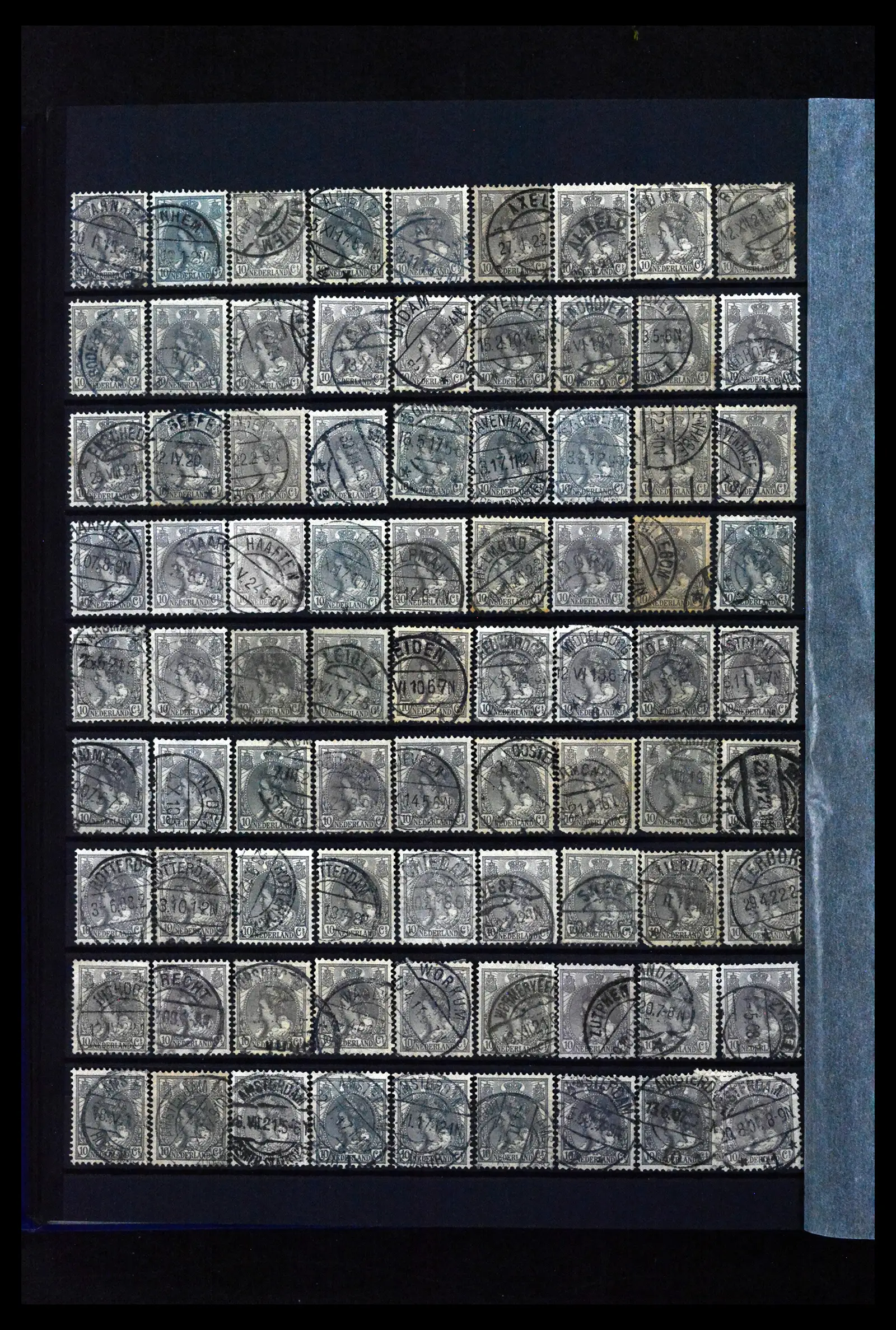 41899 0030 - Stamp collection 41899 Netherlands 'Bontkraag' emission 1899-1921.