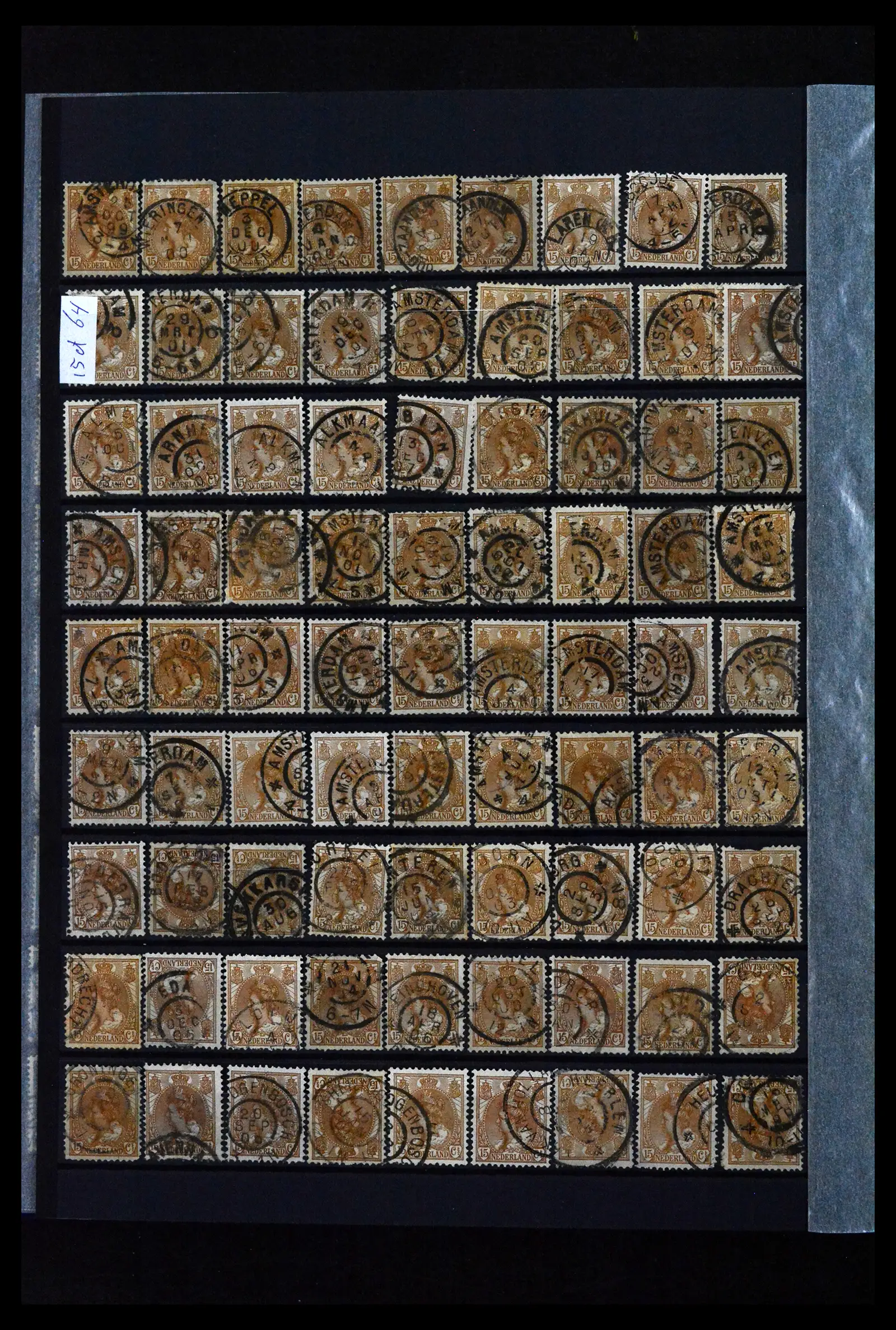 41899 0034 - Stamp collection 41899 Netherlands 'Bontkraag' emission 1899-1921.