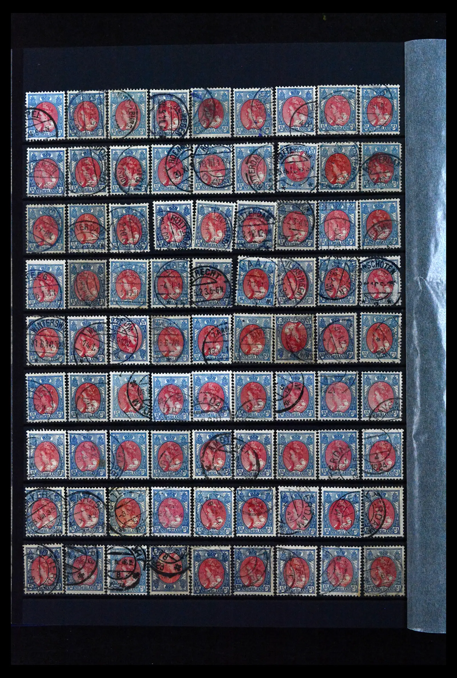 41899 0038 - Stamp collection 41899 Netherlands 'Bontkraag' emission 1899-1921.