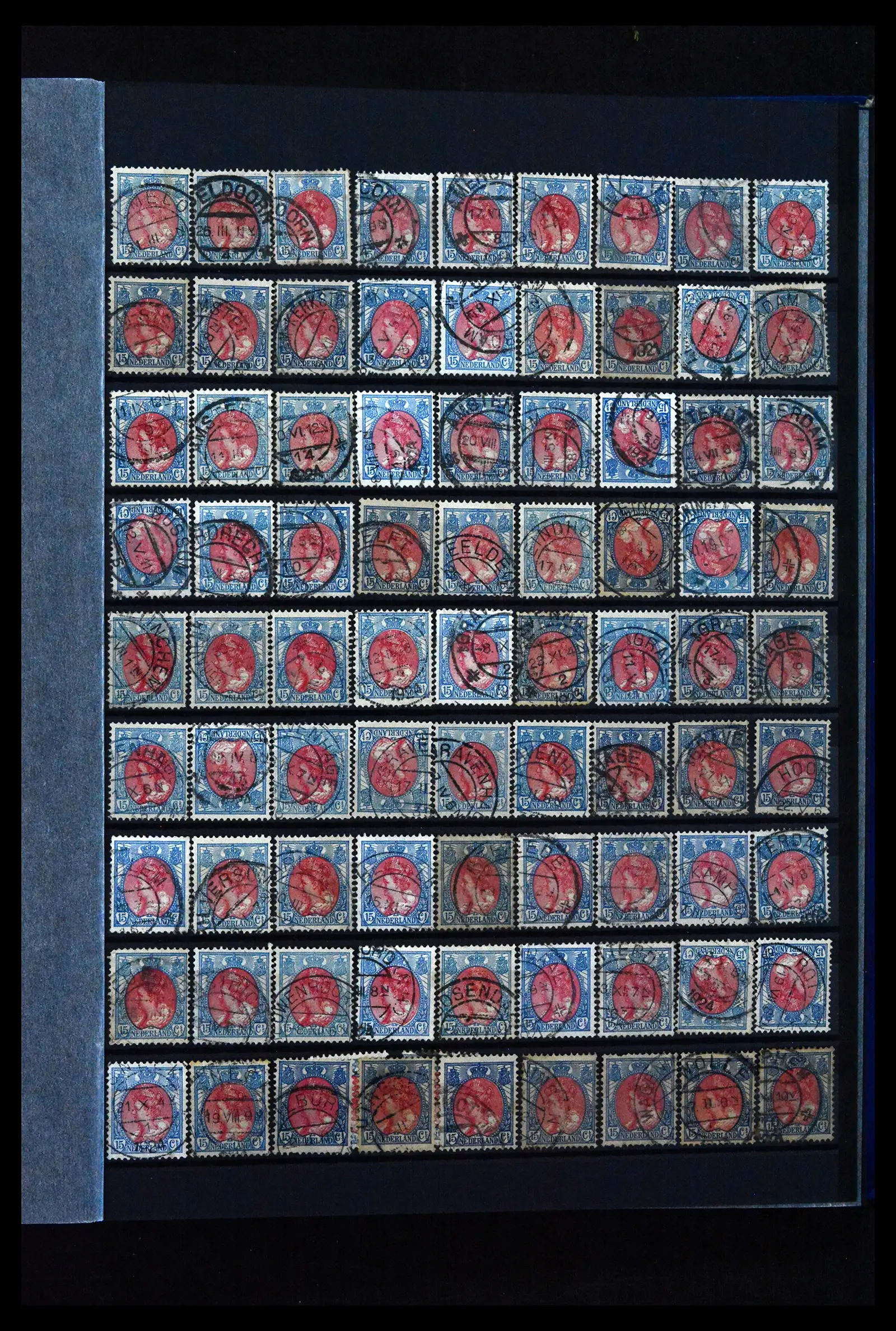 41899 0039 - Stamp collection 41899 Netherlands 'Bontkraag' emission 1899-1921.