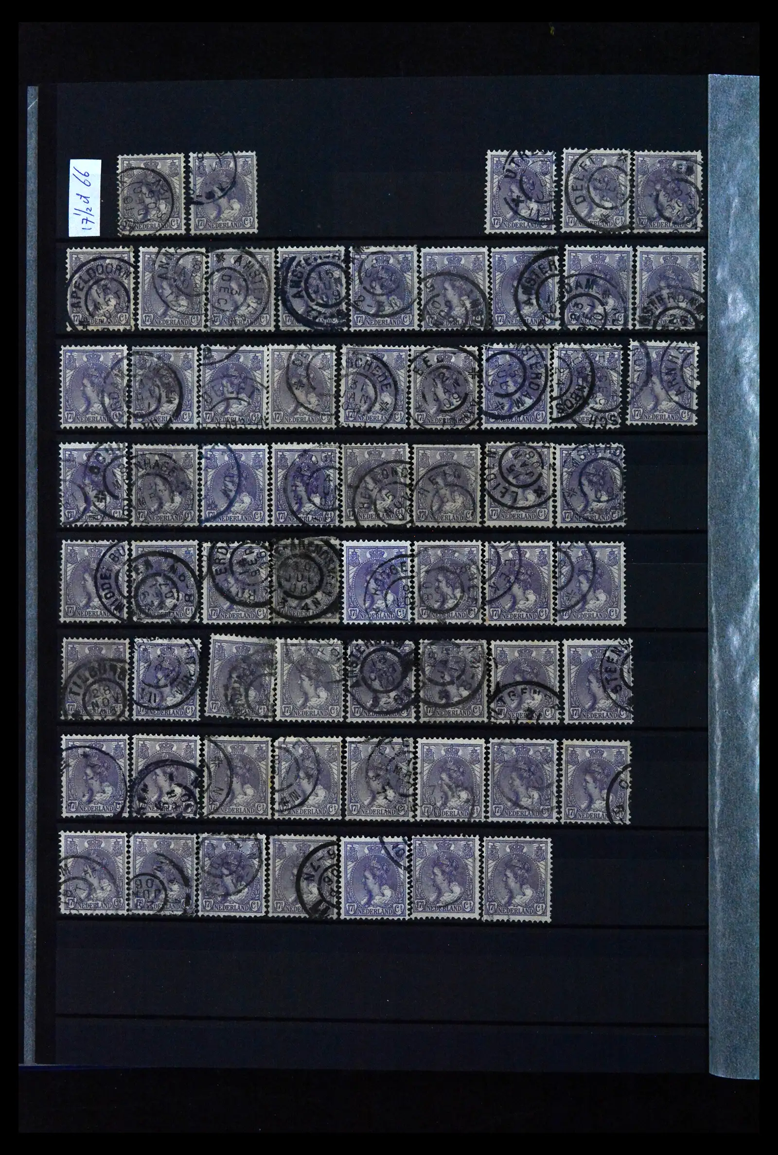 41899 0040 - Stamp collection 41899 Netherlands 'Bontkraag' emission 1899-1921.