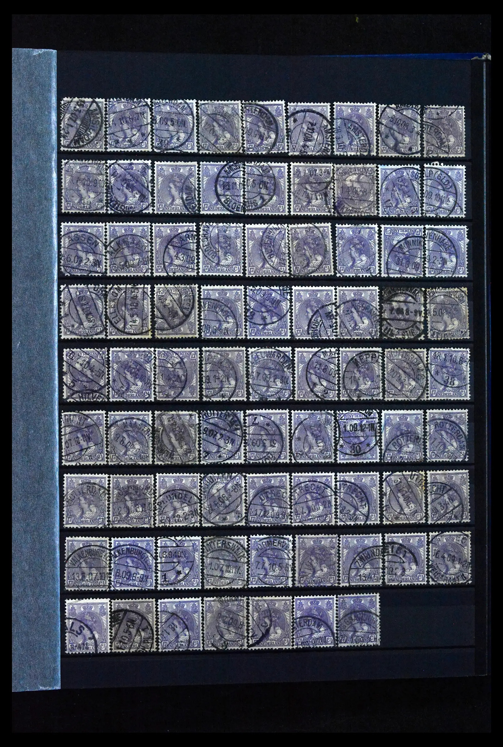 41899 0041 - Stamp collection 41899 Netherlands 'Bontkraag' emission 1899-1921.