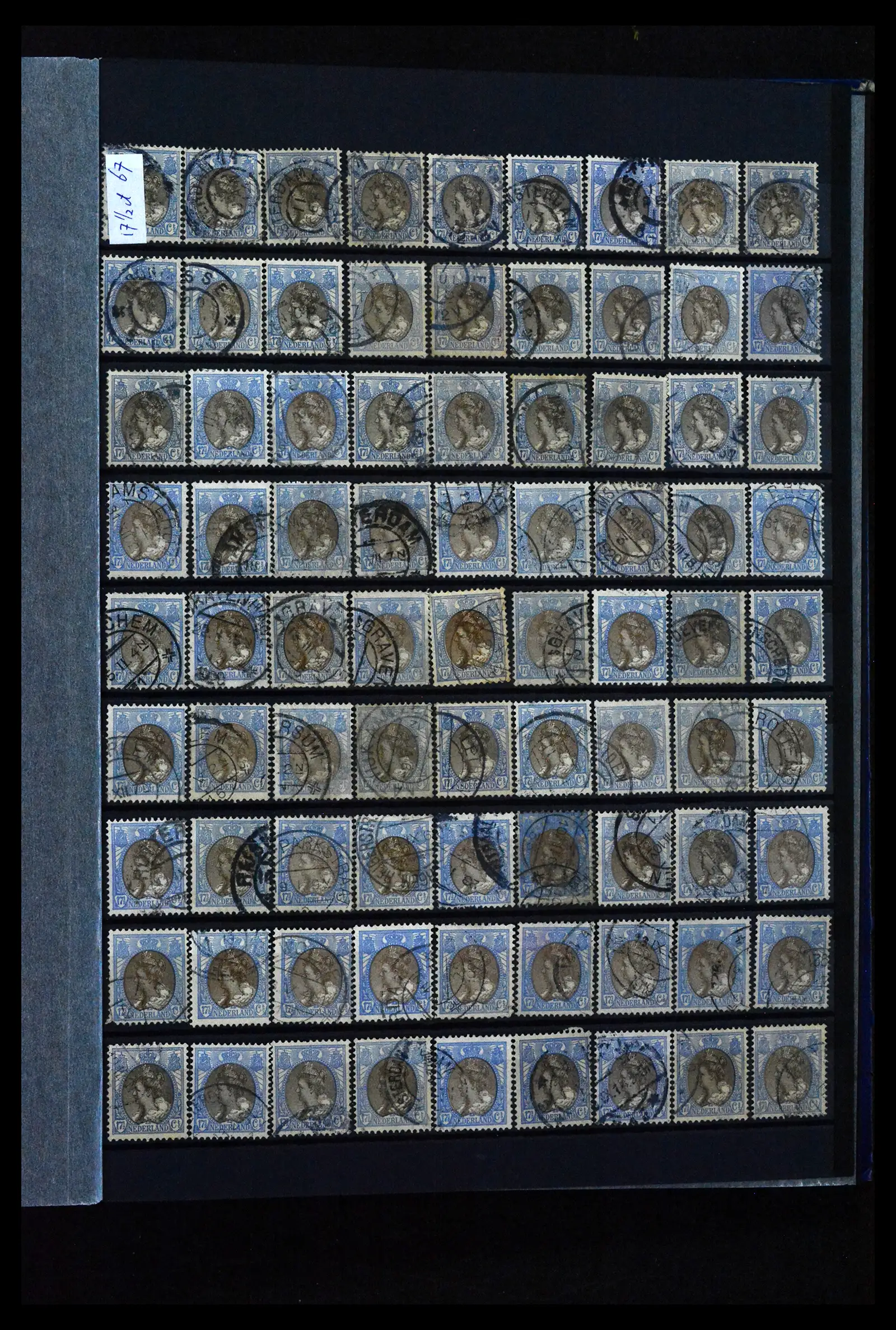 41899 0043 - Stamp collection 41899 Netherlands 'Bontkraag' emission 1899-1921.