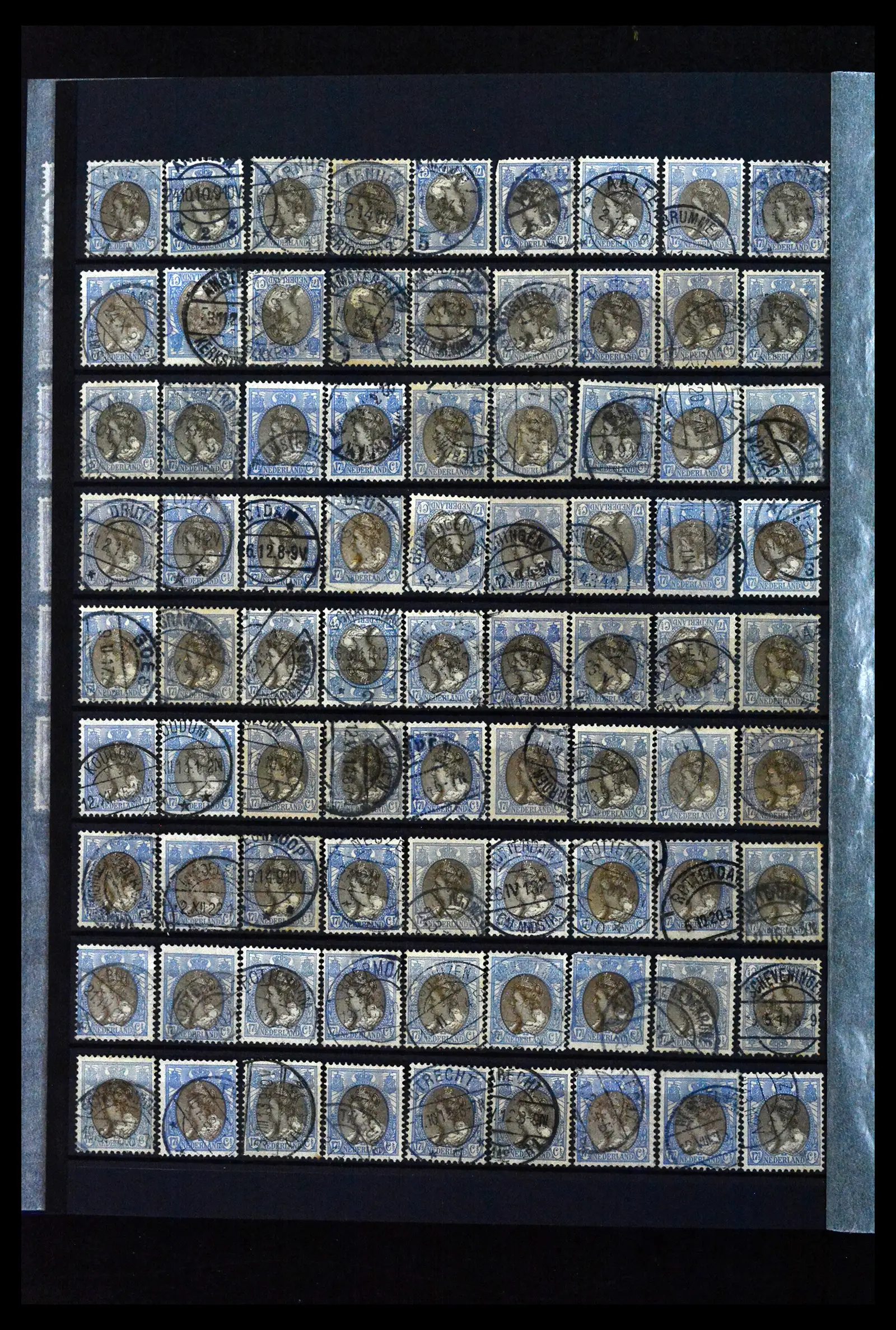 41899 0044 - Stamp collection 41899 Netherlands 'Bontkraag' emission 1899-1921.