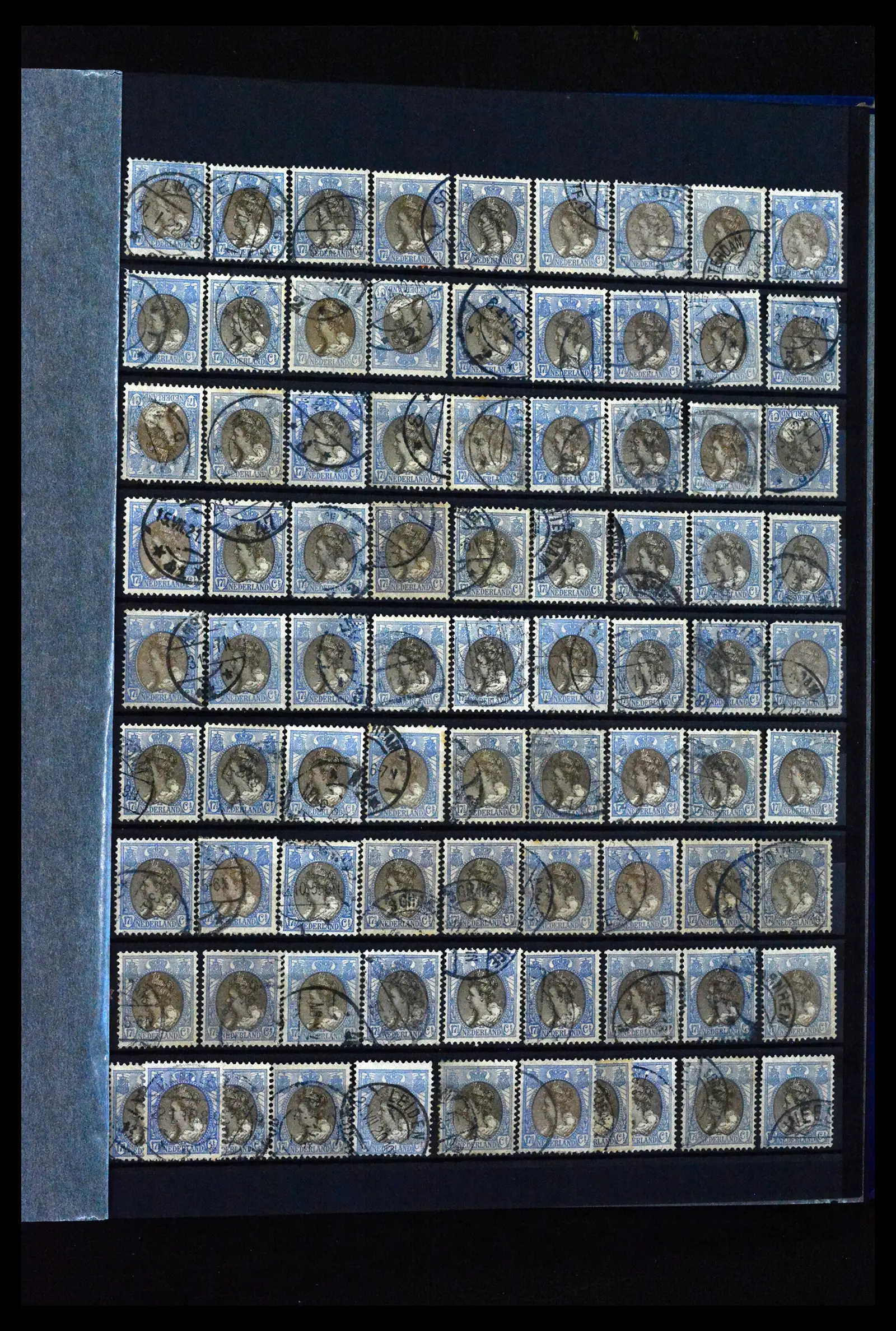 41899 0045 - Stamp collection 41899 Netherlands 'Bontkraag' emission 1899-1921.