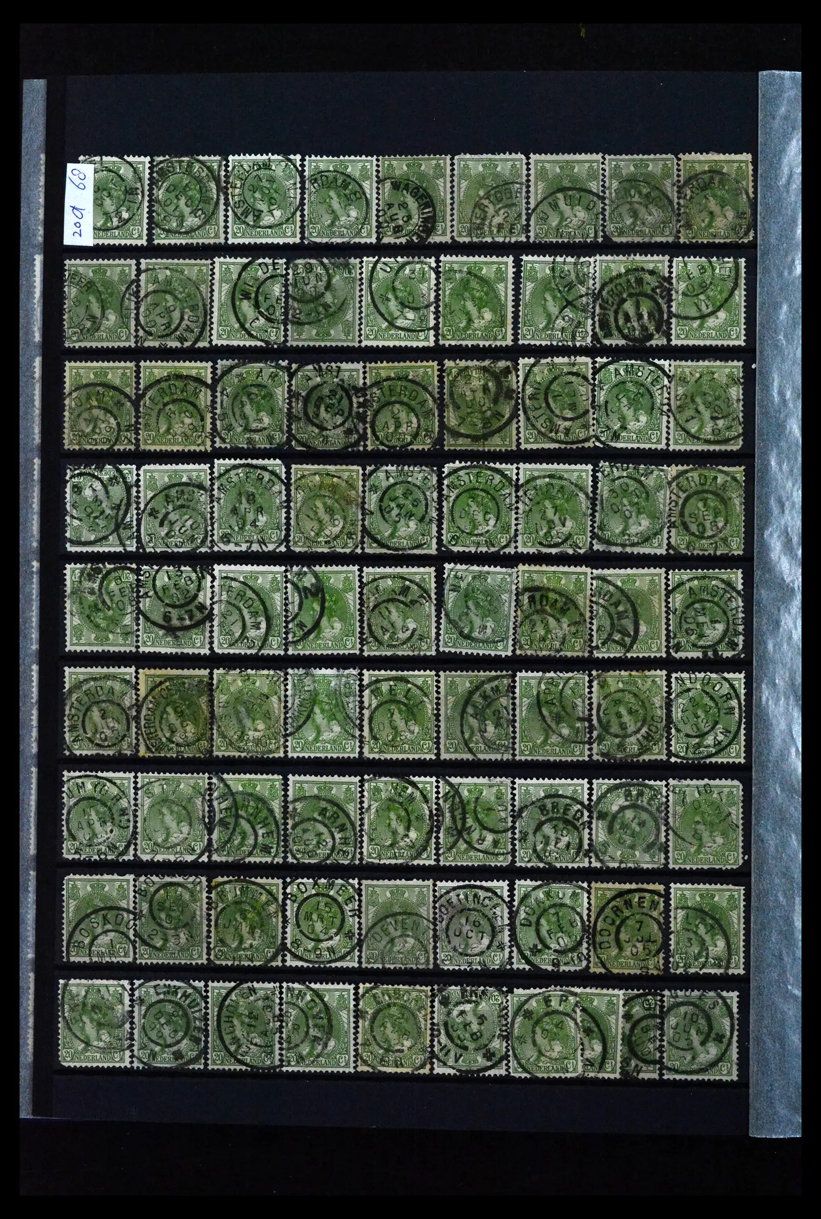 41899 0046 - Stamp collection 41899 Netherlands 'Bontkraag' emission 1899-1921.