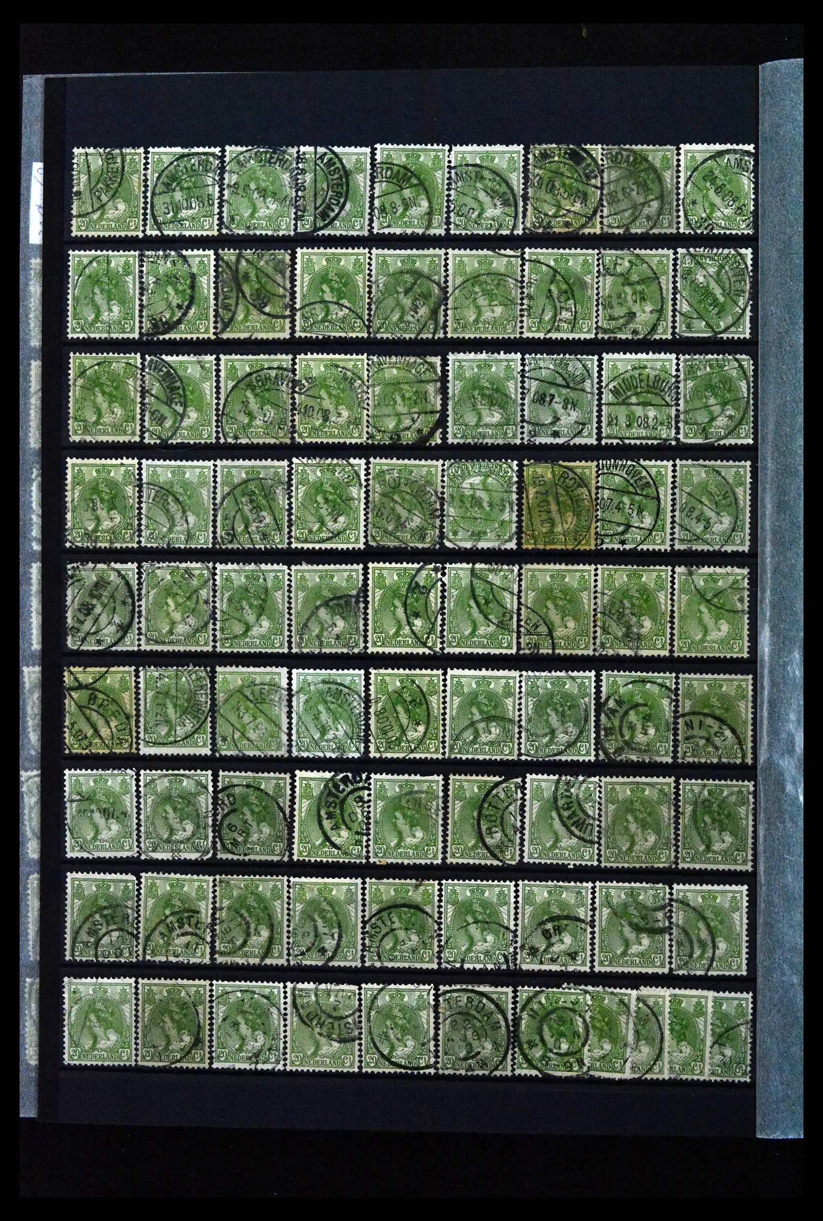 41899 0048 - Stamp collection 41899 Netherlands 'Bontkraag' emission 1899-1921.