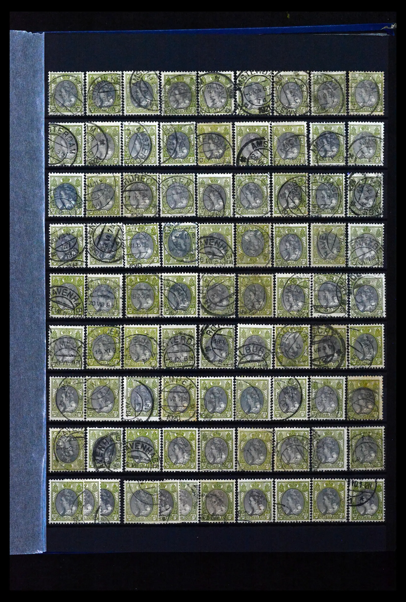 41899 0051 - Stamp collection 41899 Netherlands 'Bontkraag' emission 1899-1921.