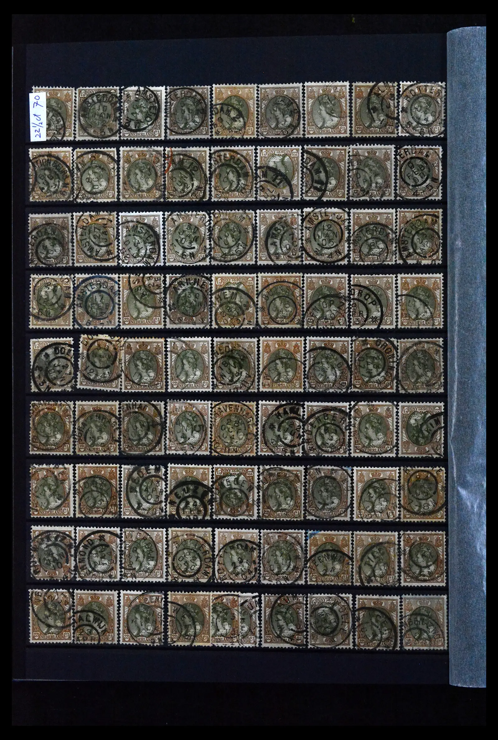 41899 0052 - Stamp collection 41899 Netherlands 'Bontkraag' emission 1899-1921.