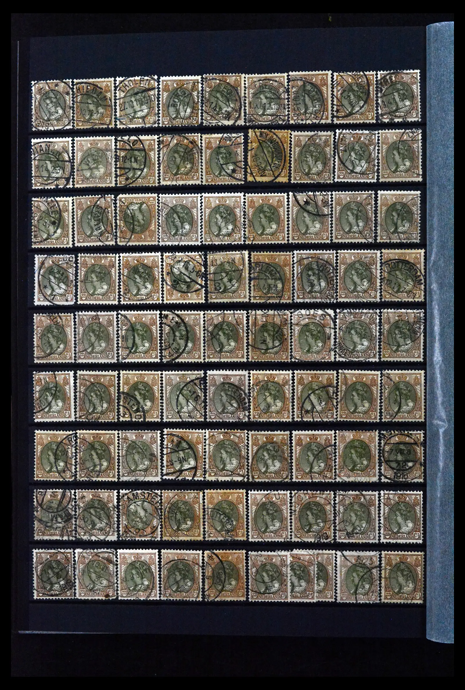 41899 0054 - Stamp collection 41899 Netherlands 'Bontkraag' emission 1899-1921.