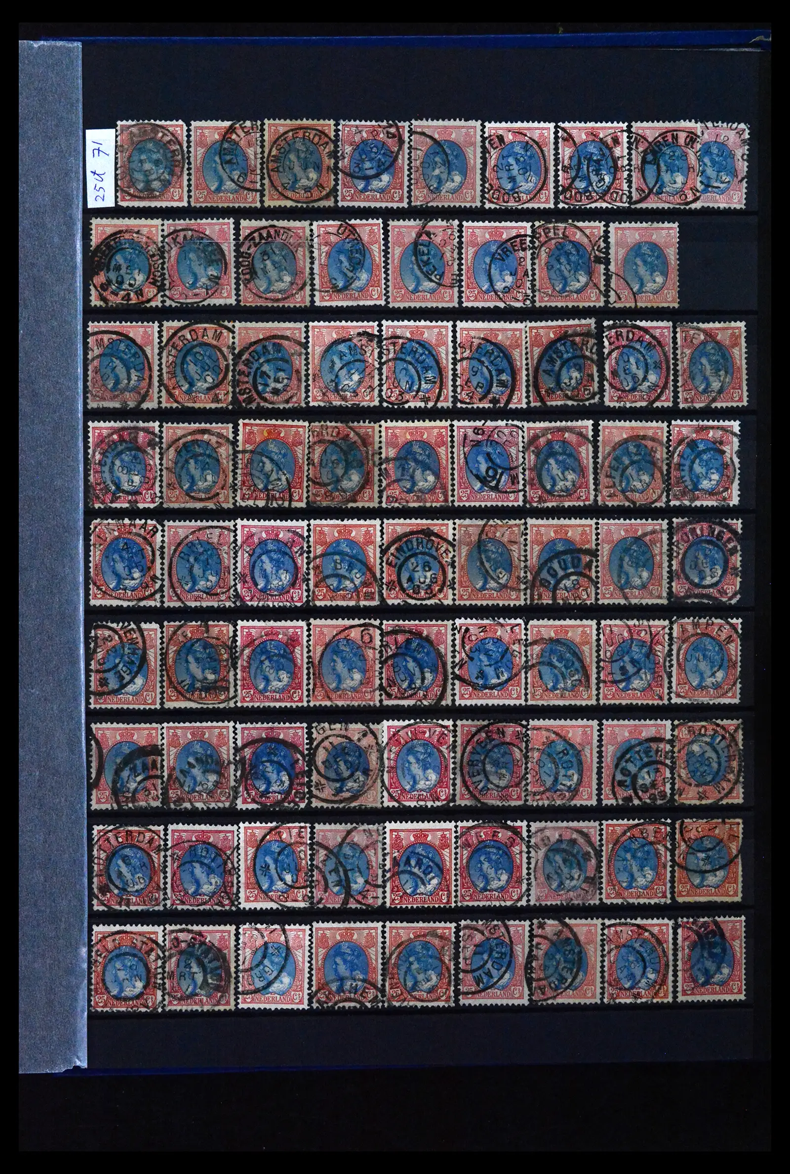 41899 0055 - Stamp collection 41899 Netherlands 'Bontkraag' emission 1899-1921.