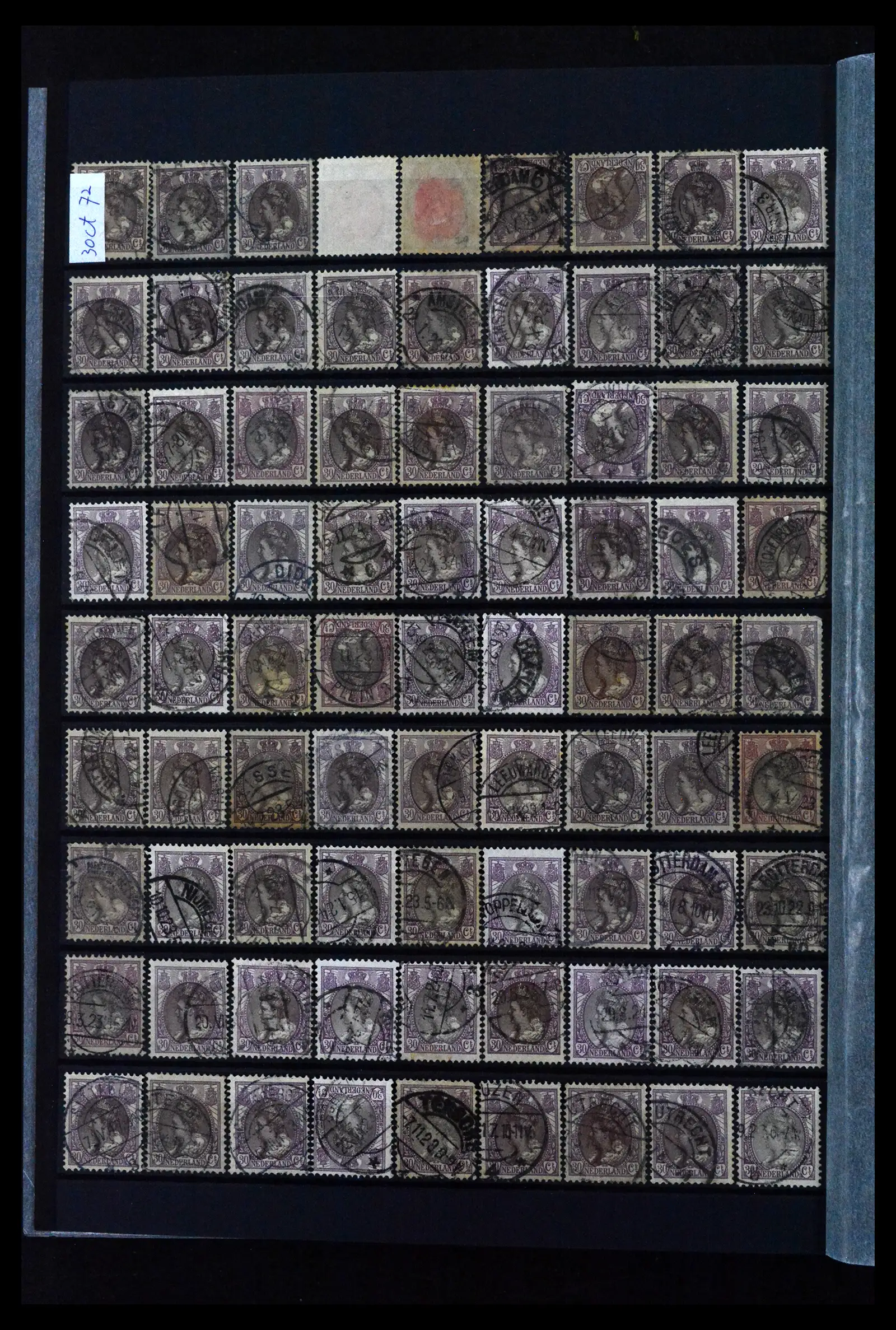 41899 0058 - Stamp collection 41899 Netherlands 'Bontkraag' emission 1899-1921.
