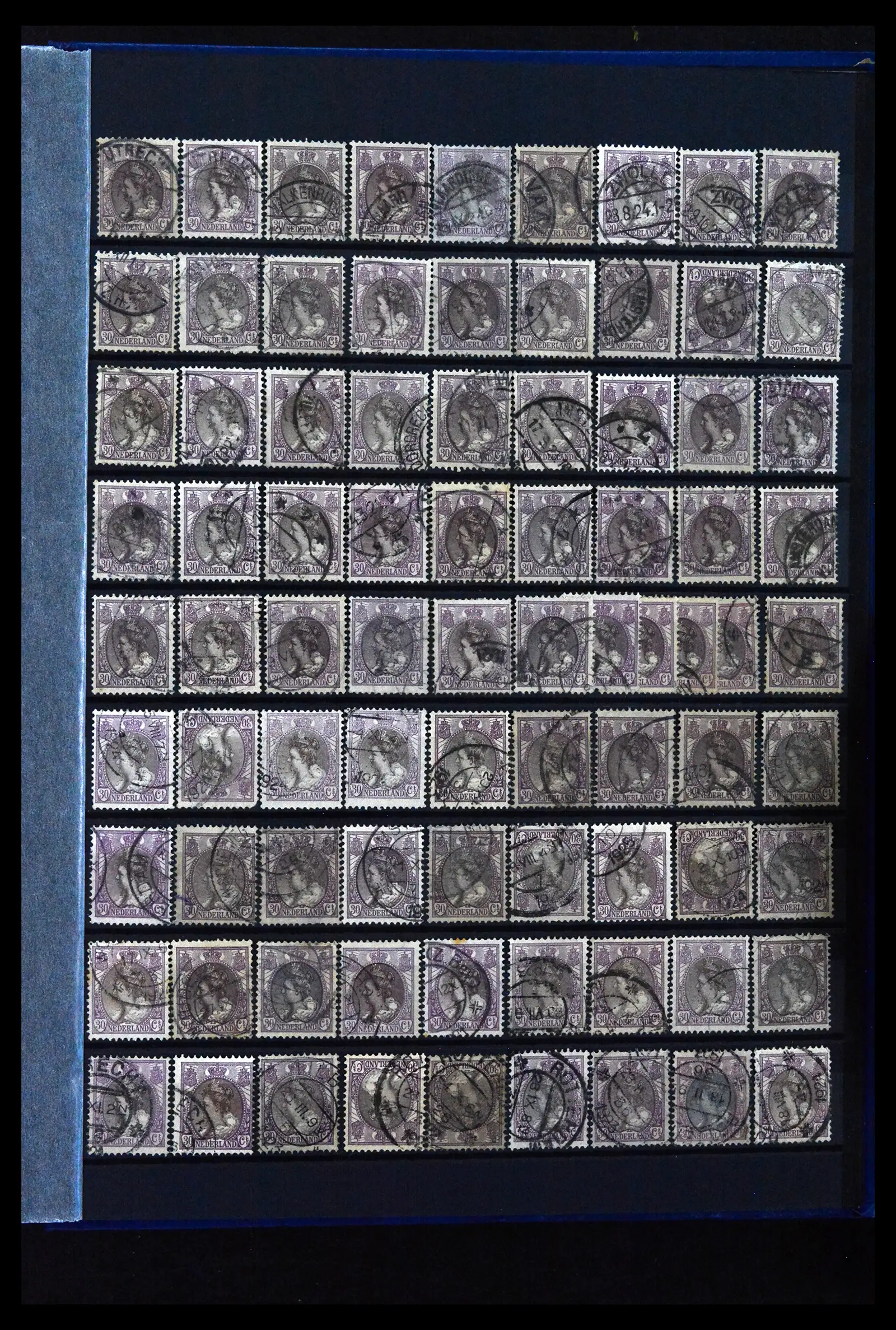 41899 0059 - Stamp collection 41899 Netherlands 'Bontkraag' emission 1899-1921.