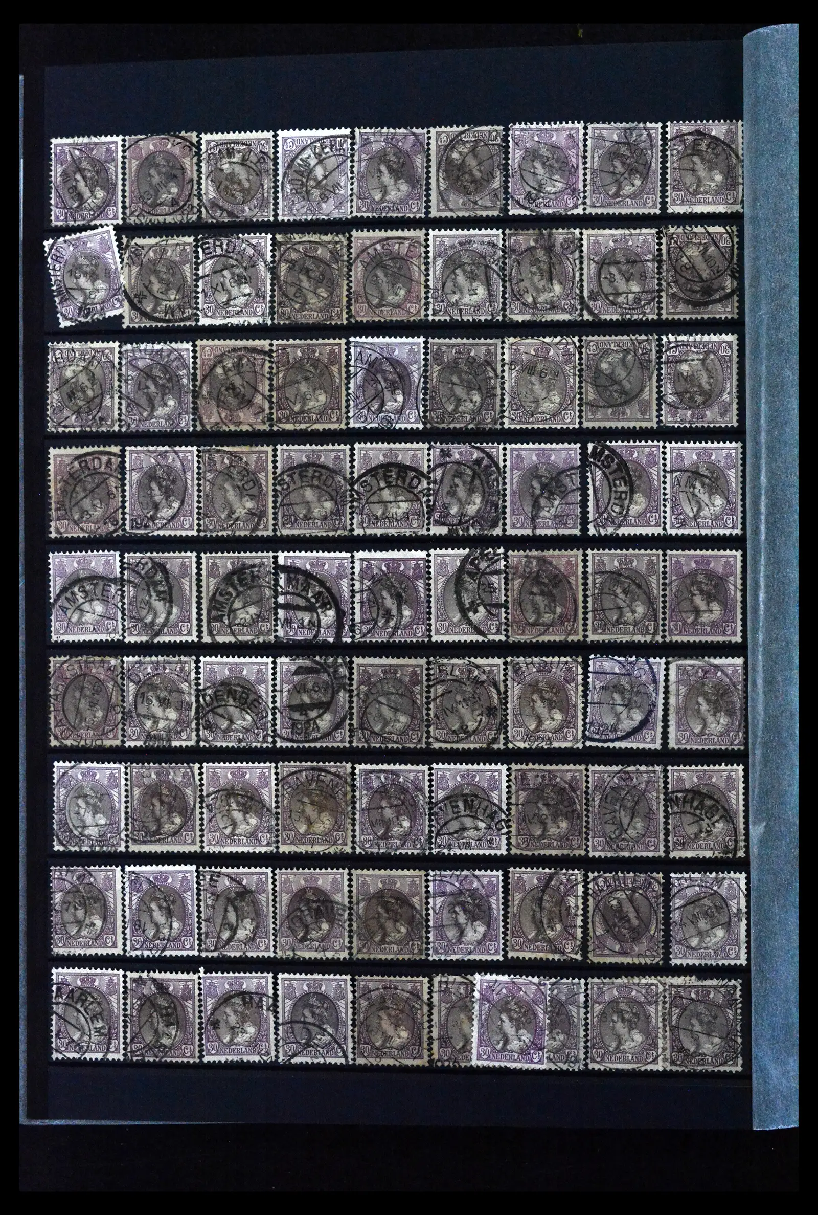 41899 0060 - Stamp collection 41899 Netherlands 'Bontkraag' emission 1899-1921.