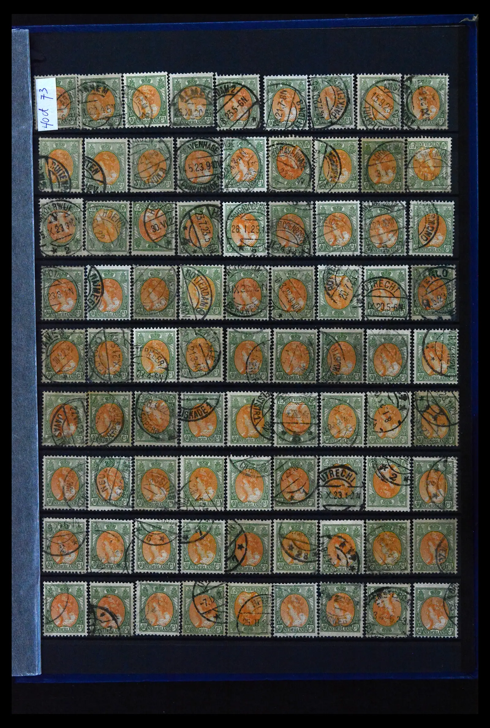 41899 0061 - Stamp collection 41899 Netherlands 'Bontkraag' emission 1899-1921.