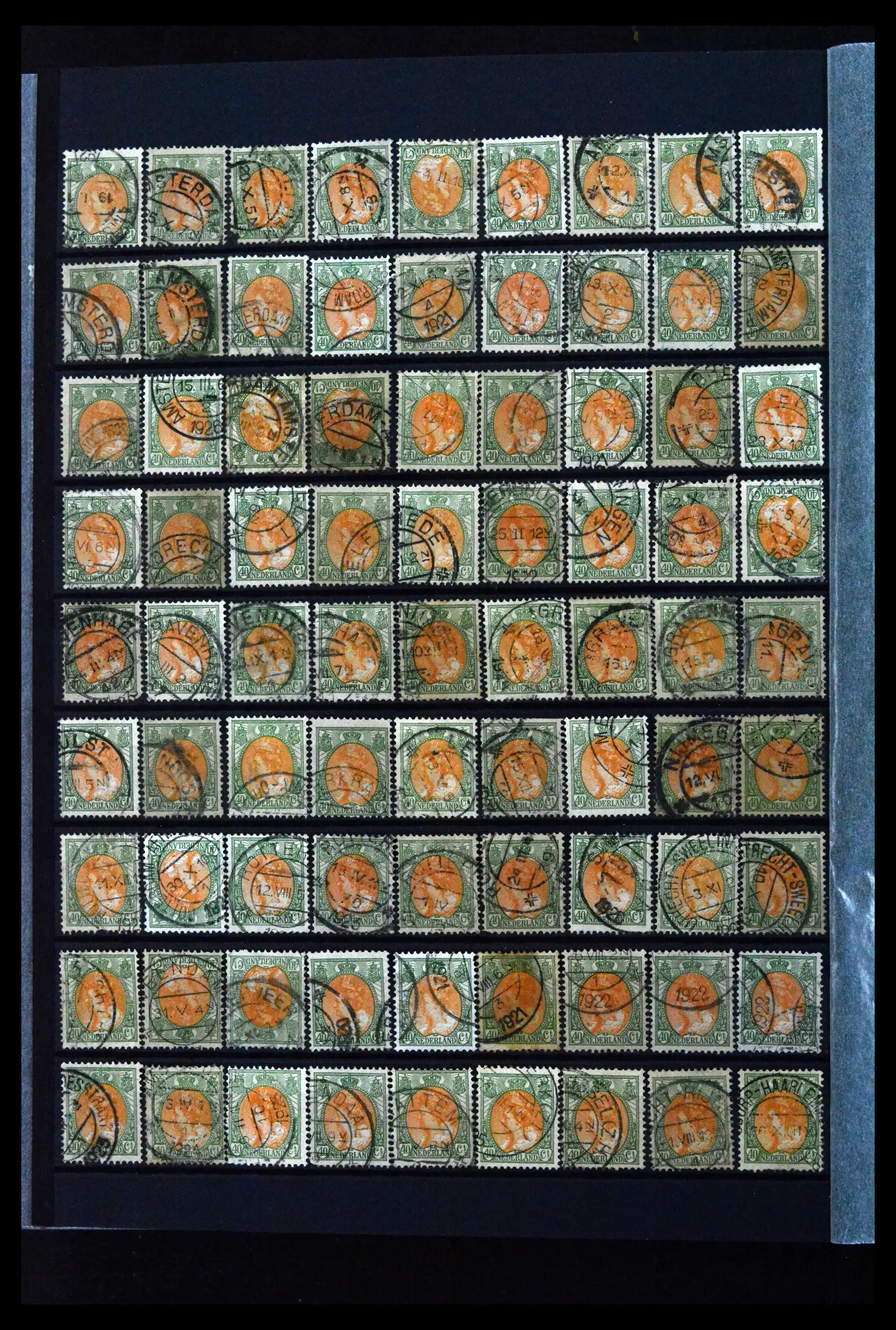 41899 0062 - Stamp collection 41899 Netherlands 'Bontkraag' emission 1899-1921.