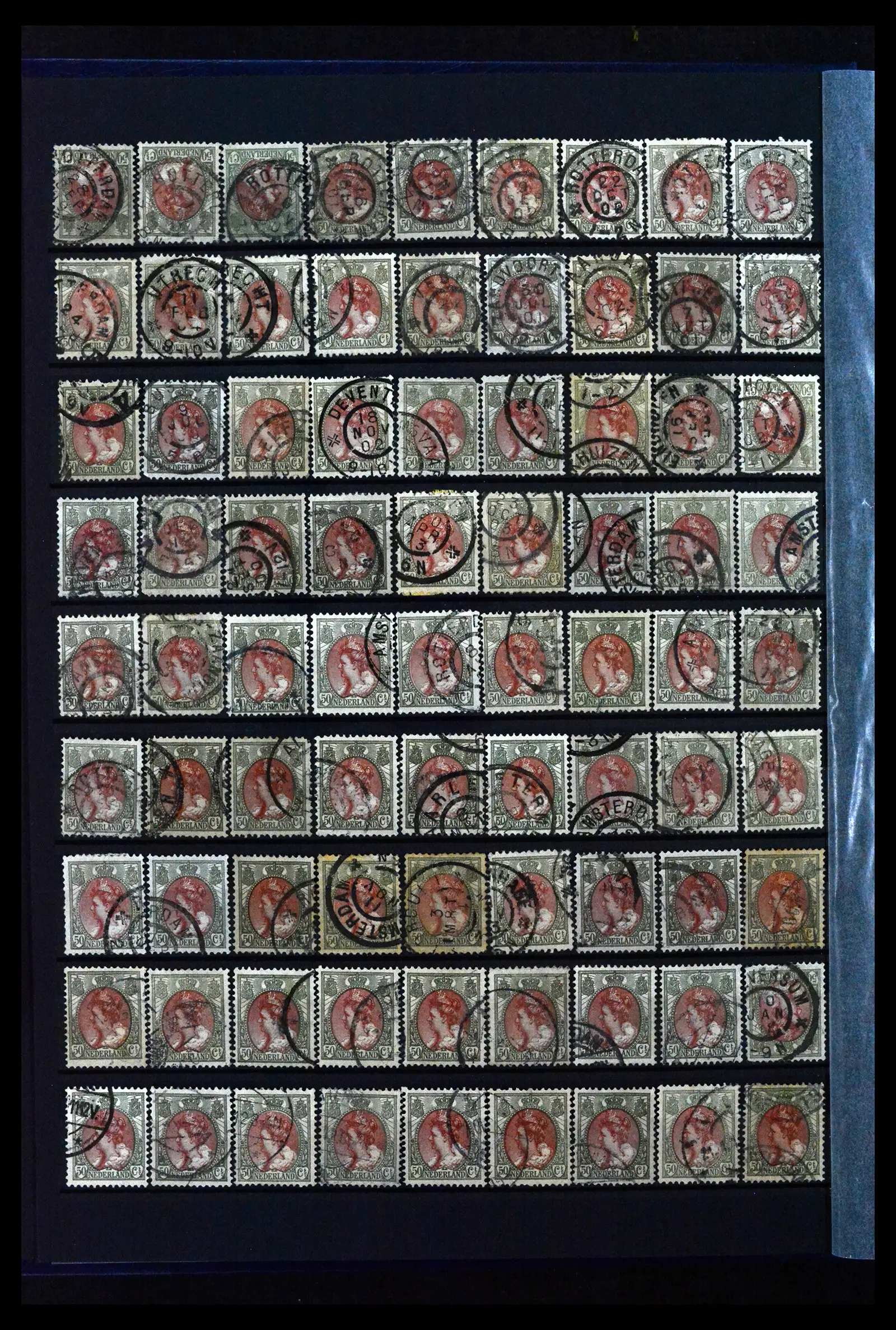 41899 0065 - Stamp collection 41899 Netherlands 'Bontkraag' emission 1899-1921.