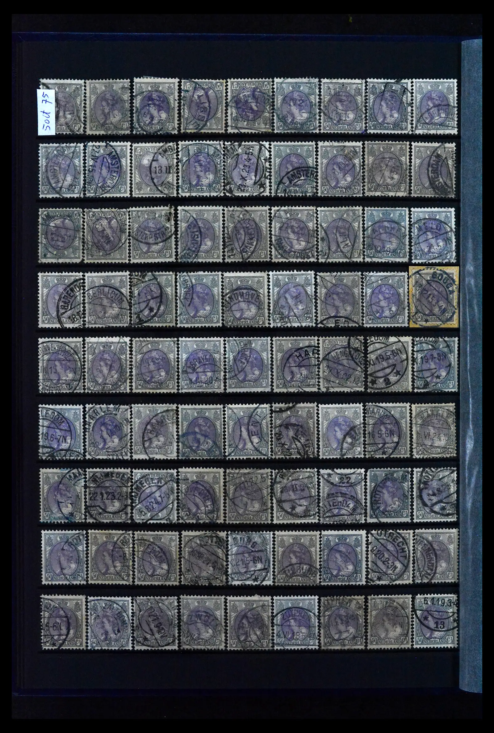 41899 0067 - Stamp collection 41899 Netherlands 'Bontkraag' emission 1899-1921.