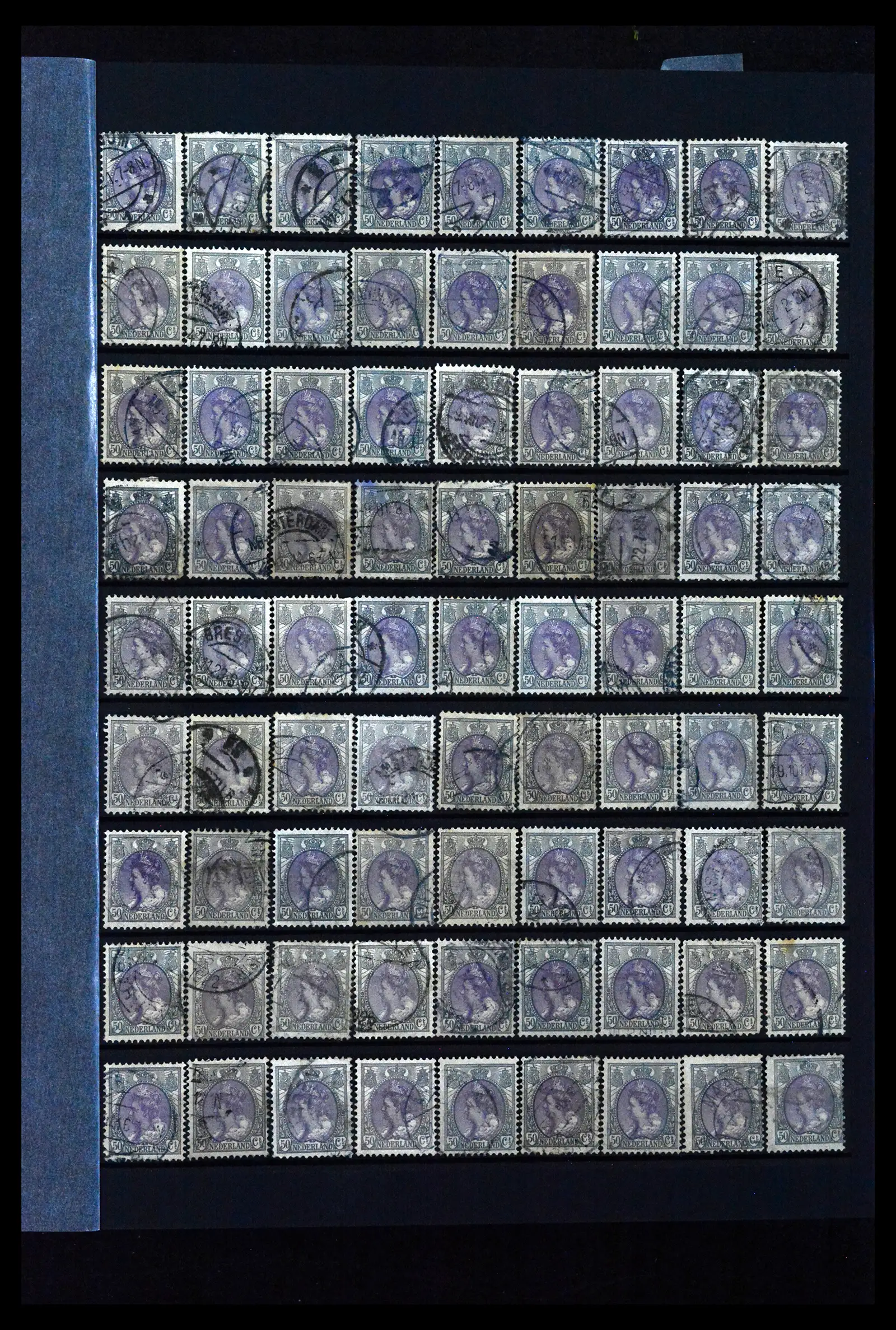 41899 0068 - Stamp collection 41899 Netherlands 'Bontkraag' emission 1899-1921.