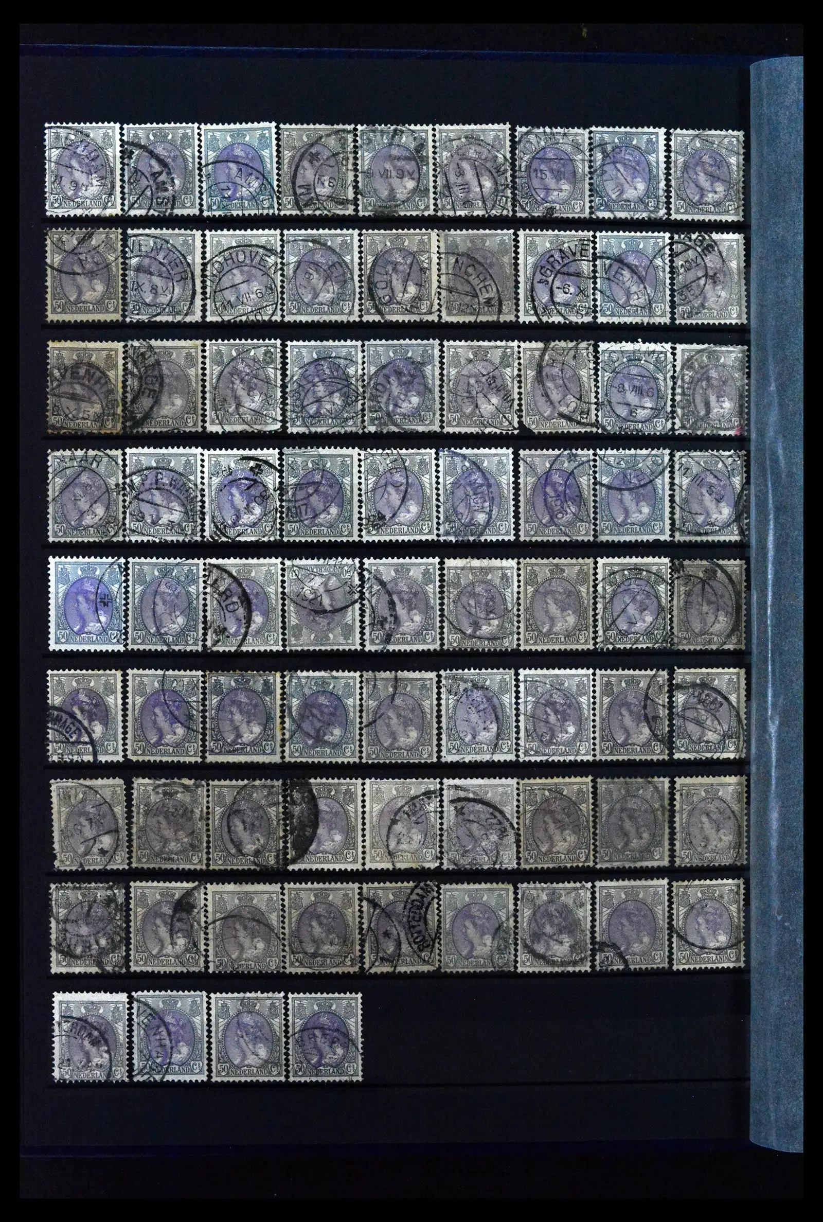 41899 0069 - Stamp collection 41899 Netherlands 'Bontkraag' emission 1899-1921.