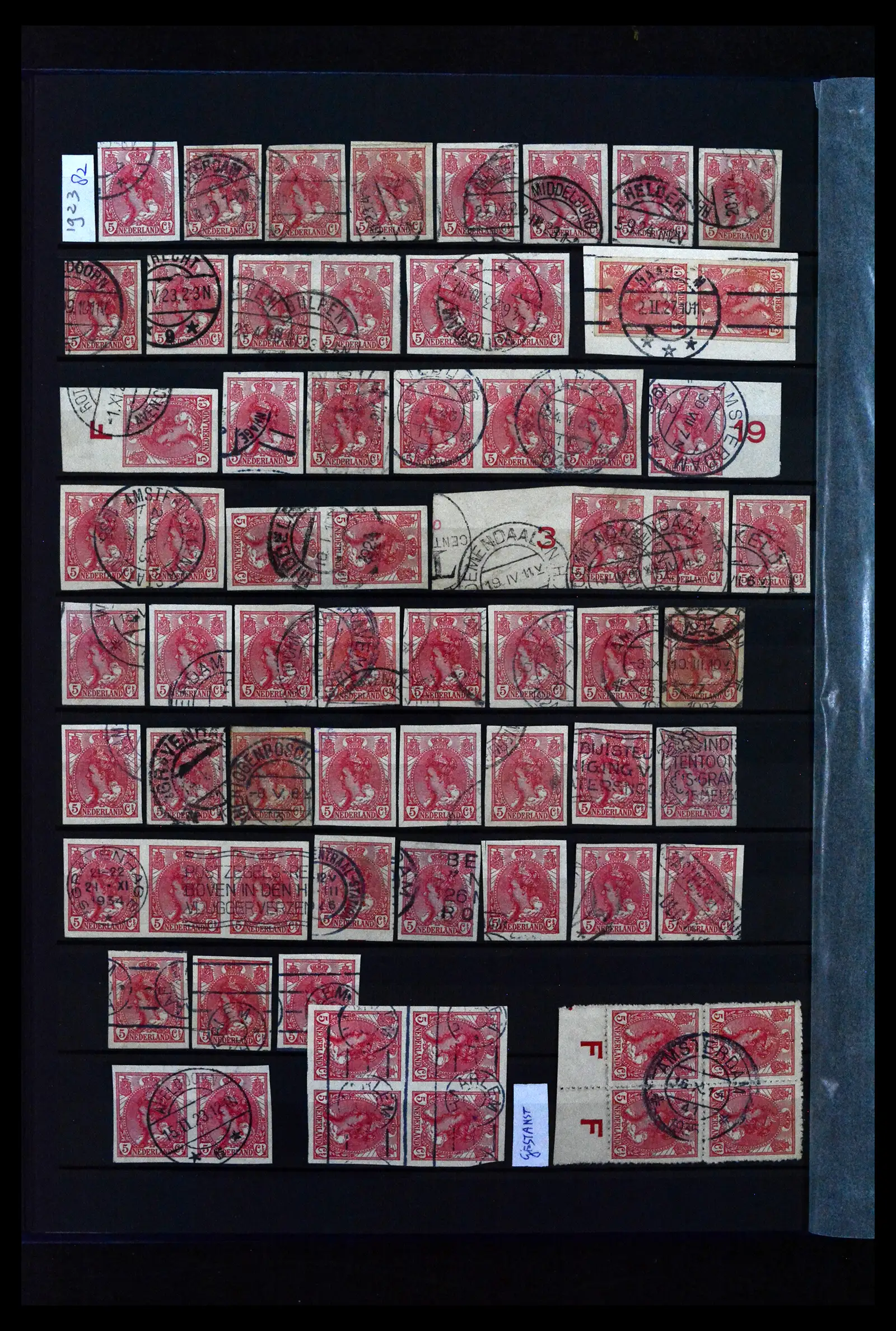 41899 0077 - Stamp collection 41899 Netherlands 'Bontkraag' emission 1899-1921.