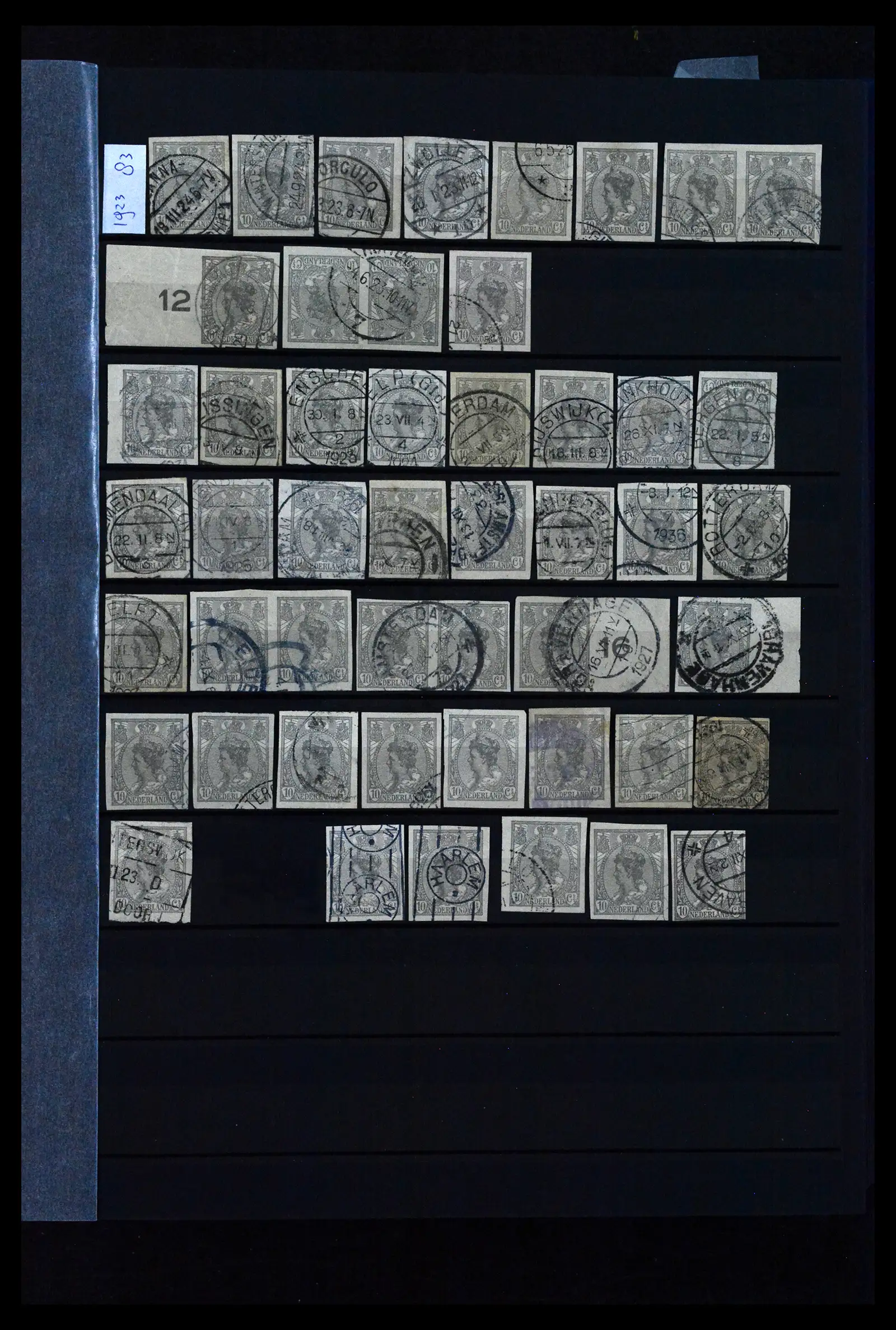 41899 0078 - Stamp collection 41899 Netherlands 'Bontkraag' emission 1899-1921.