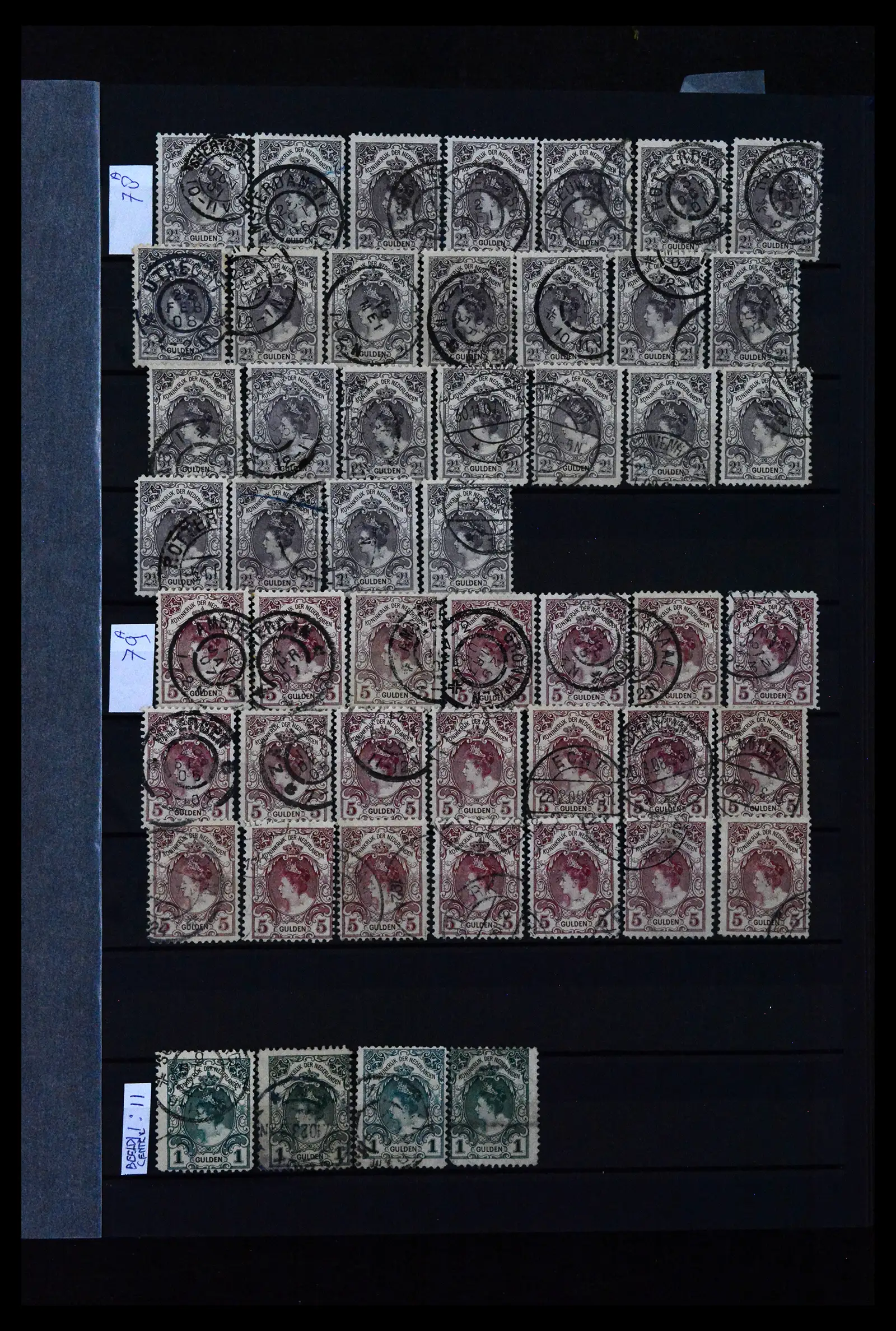 41899 0080 - Stamp collection 41899 Netherlands 'Bontkraag' emission 1899-1921.