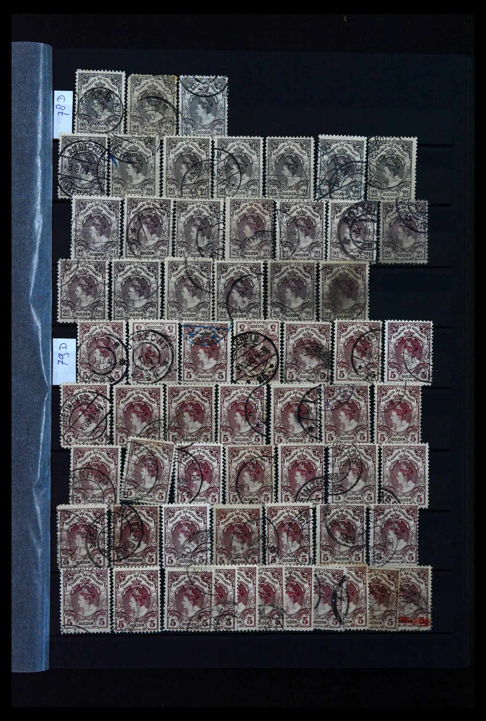 41899 0086 - Stamp collection 41899 Netherlands 'Bontkraag' emission 1899-1921.
