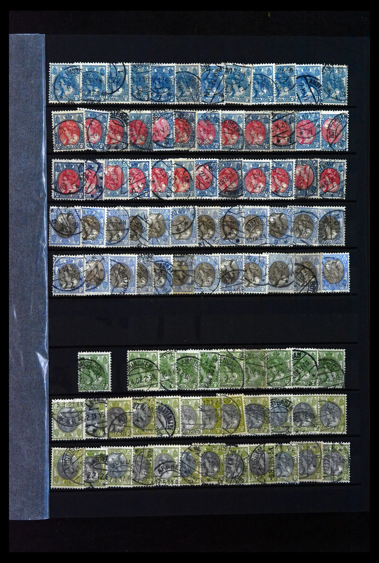 41899 0090 - Stamp collection 41899 Netherlands 'Bontkraag' emission 1899-1921.