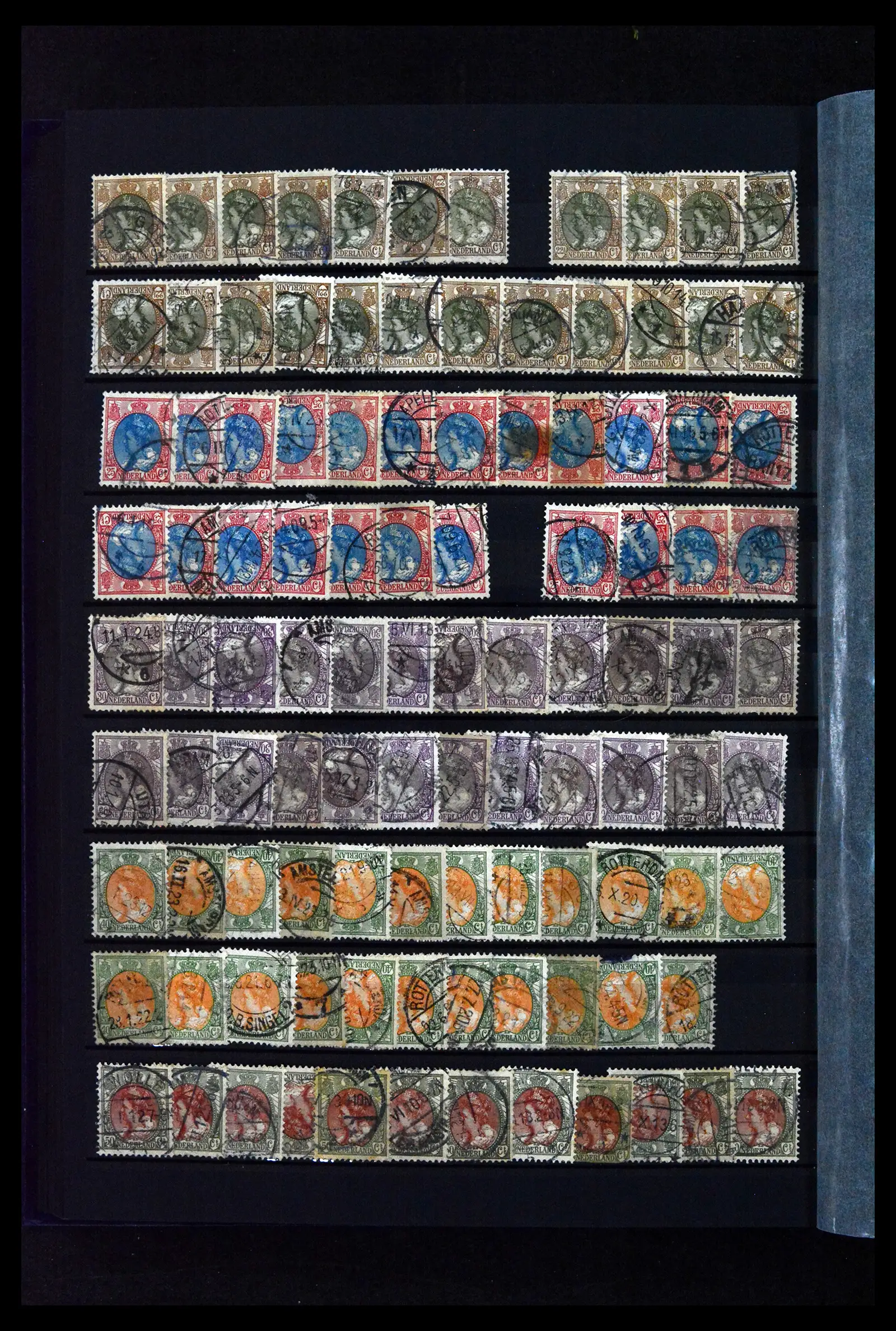41899 0091 - Stamp collection 41899 Netherlands 'Bontkraag' emission 1899-1921.