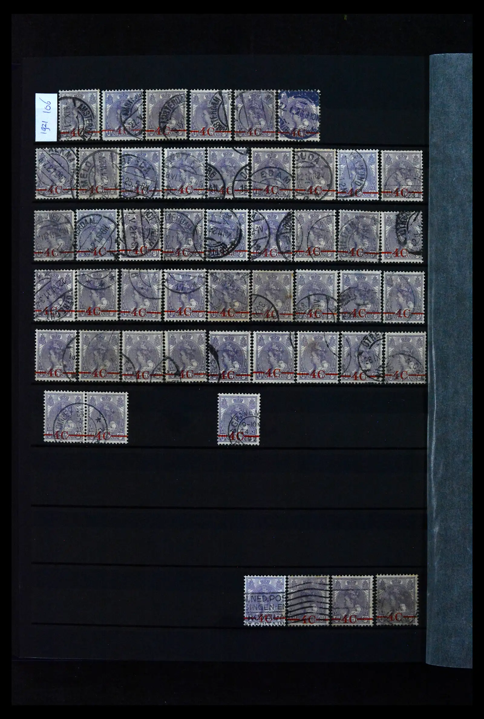 41899 0095 - Stamp collection 41899 Netherlands 'Bontkraag' emission 1899-1921.