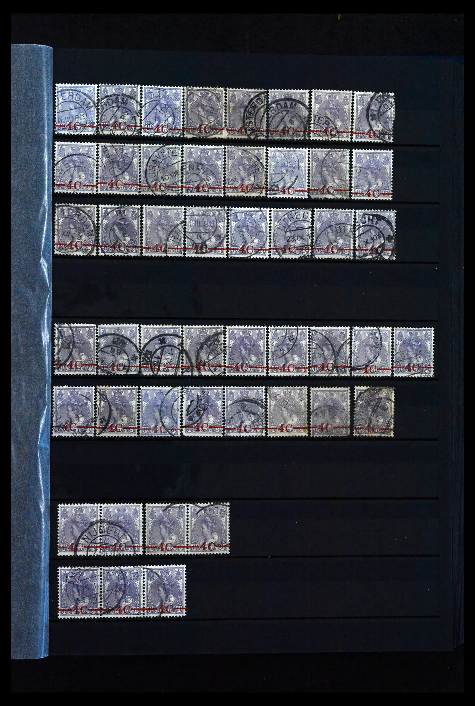 41899 0096 - Stamp collection 41899 Netherlands 'Bontkraag' emission 1899-1921.