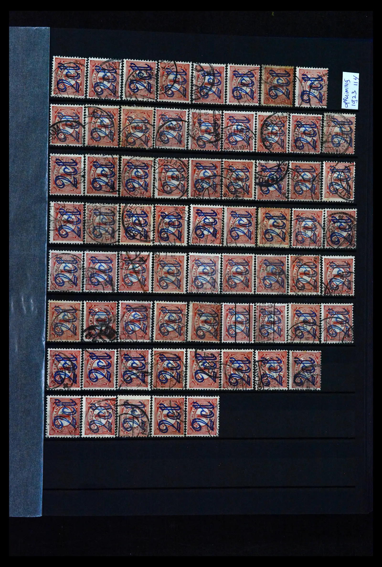 41899 0098 - Stamp collection 41899 Netherlands 'Bontkraag' emission 1899-1921.