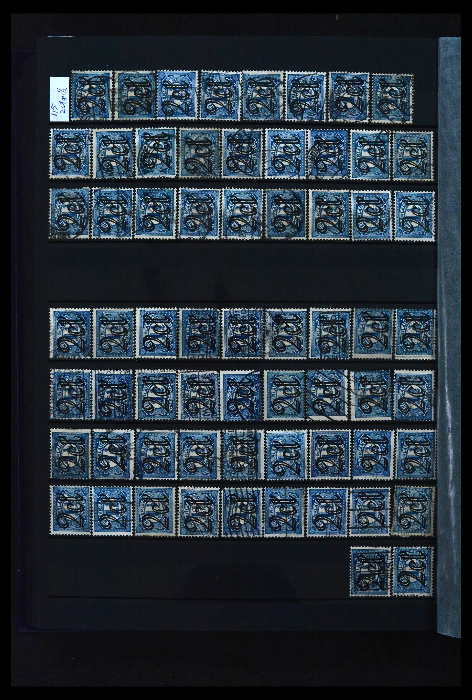 41899 0099 - Stamp collection 41899 Netherlands 'Bontkraag' emission 1899-1921.