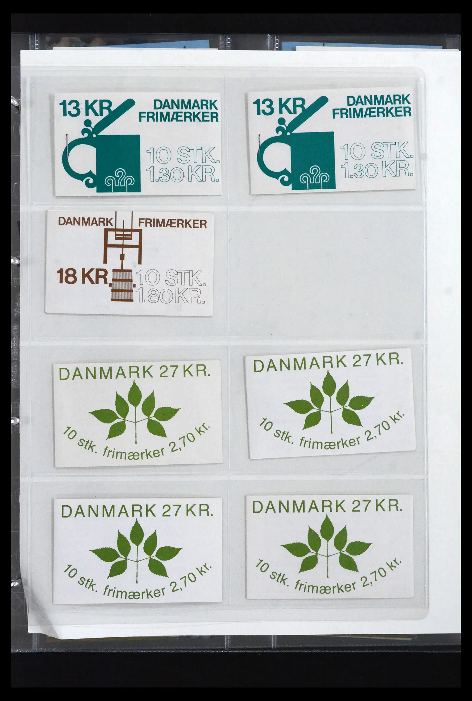 41905 0014 - Stamp collection 41905 Denmark stampbooklets specialised 1929-2018.